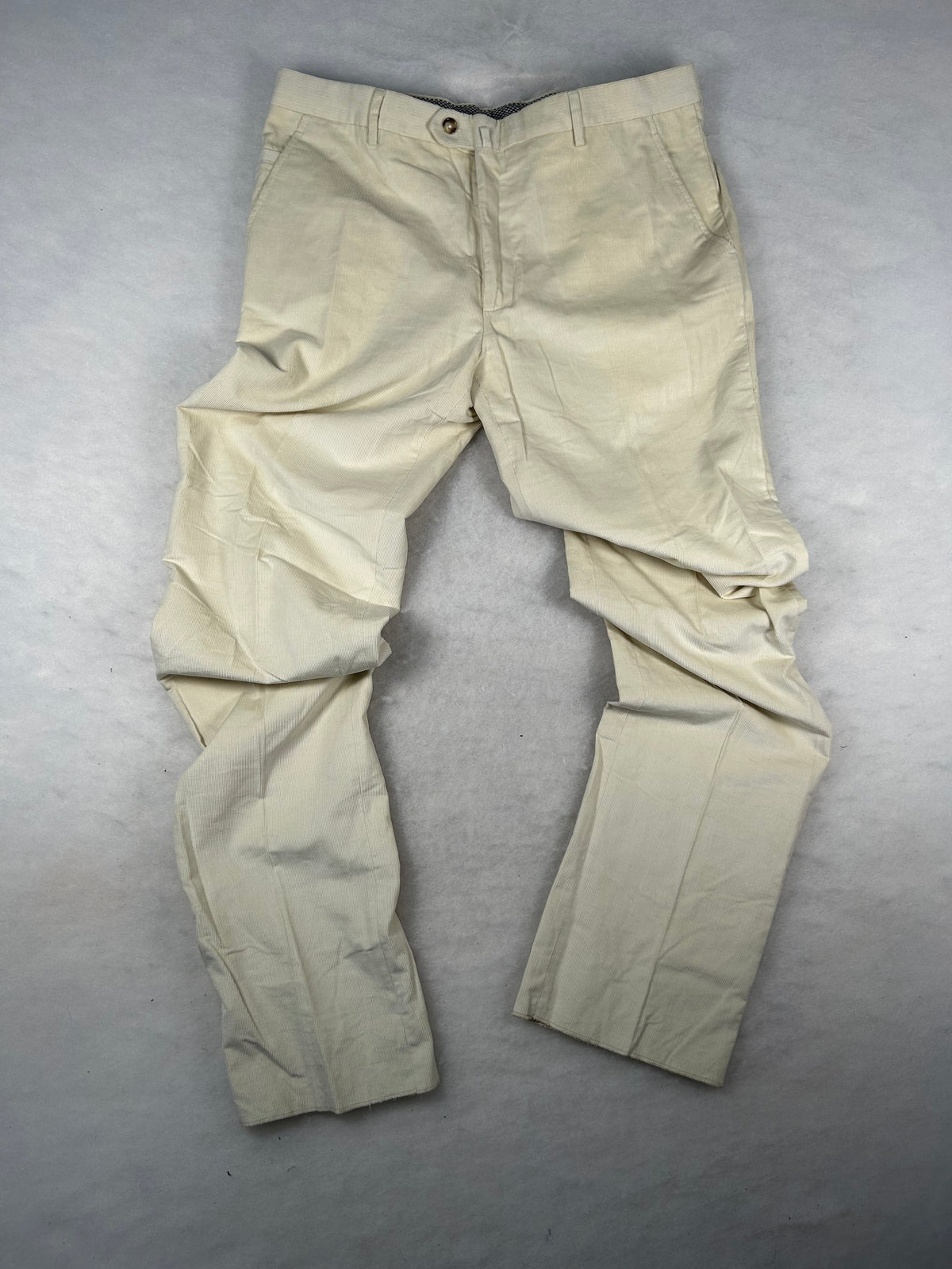 Pantaloni Equipage velluto a coste panna – Uomo Taglia XXL