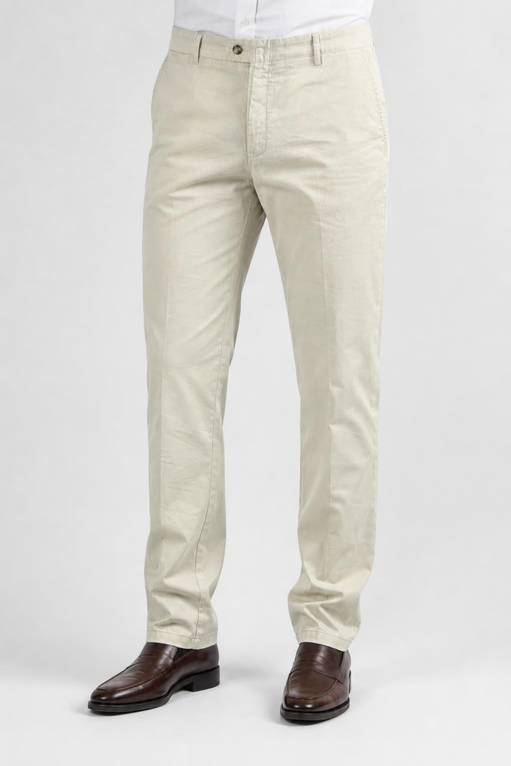 Pantaloni Equipage velluto a coste panna – Uomo Taglia XXL