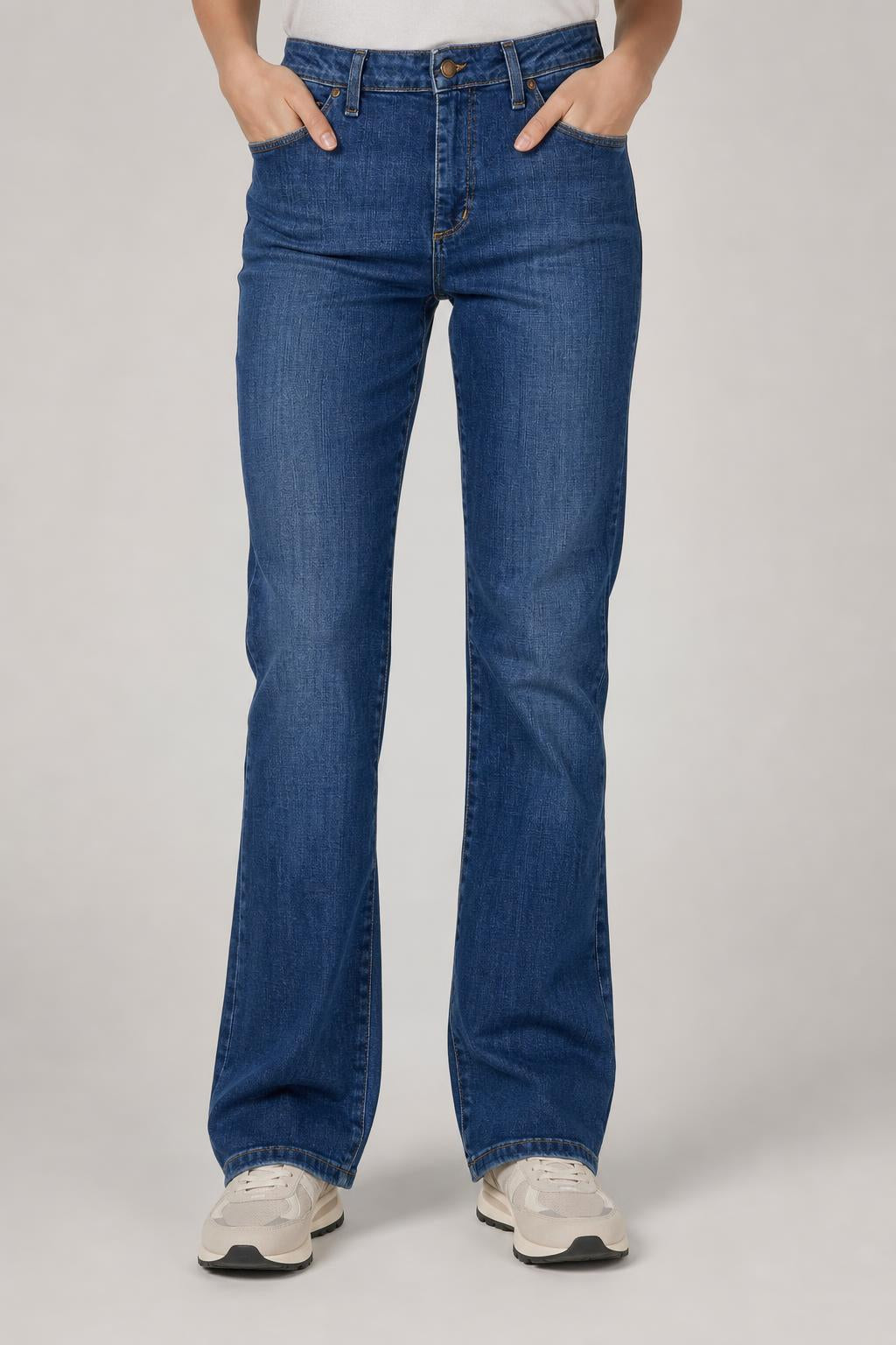 Jeans Wrangler bootcut blu