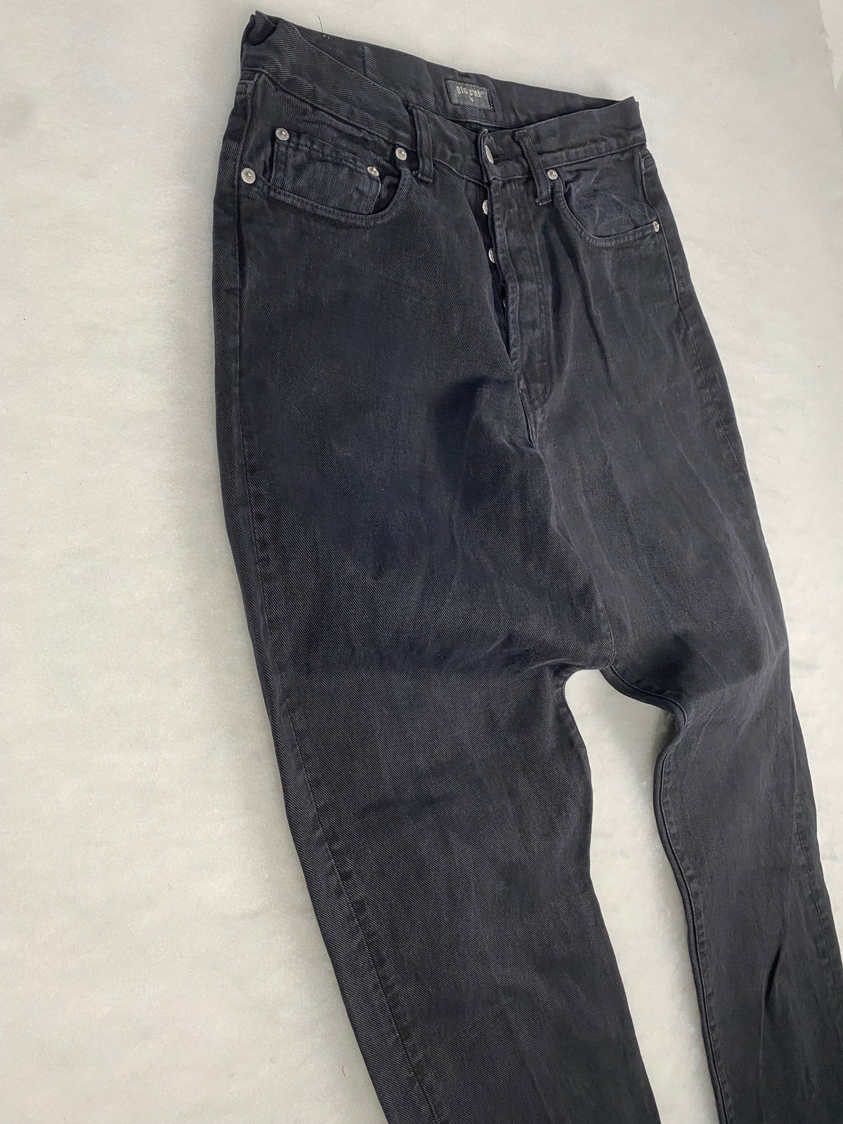 Jeans Big Star nero vintage – Unisex Taglia XL (W34)