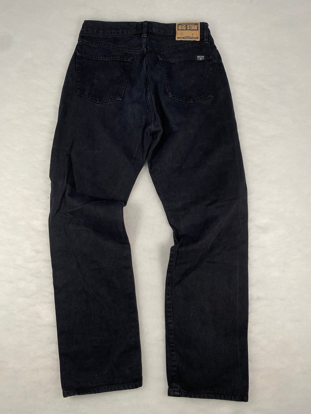 Jeans Big Star nero vintage – Unisex Taglia XL (W34)