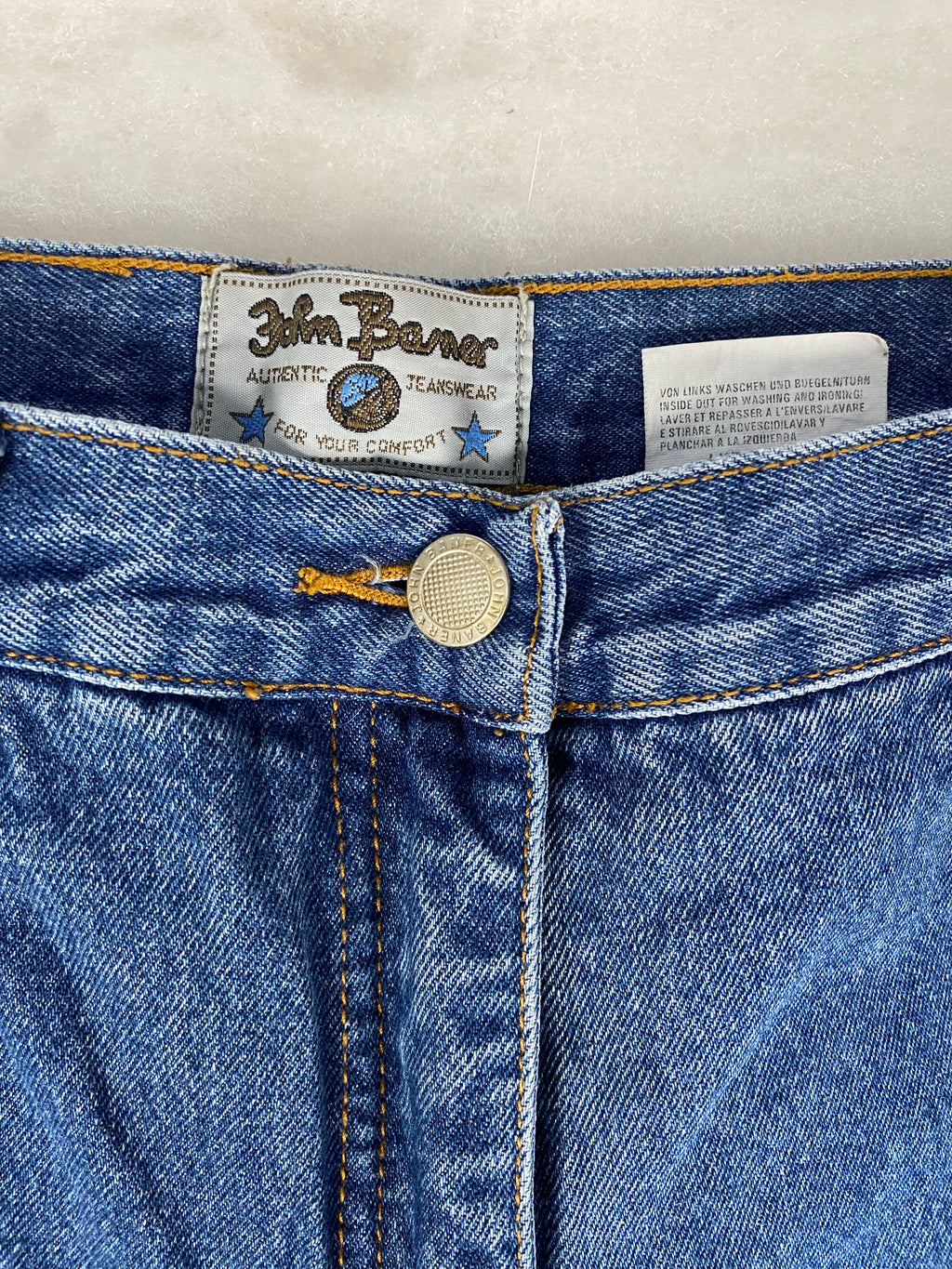 Jeans John Baner blu vintage – Unisex Taglia L (IT 46)
