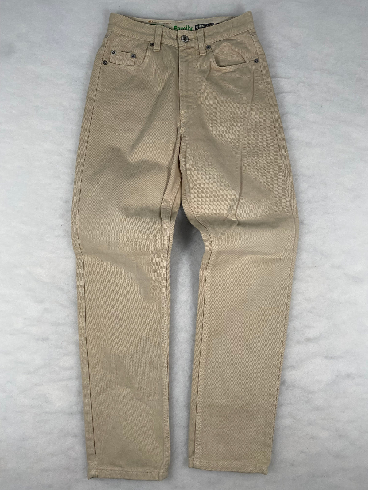 Jeans Blue Family beige vintage – Donna Taglia S (W26)
