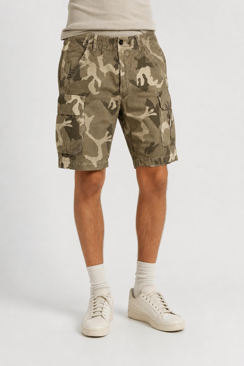 Shorts cargo camouflage vintage – Uomo Taglia M