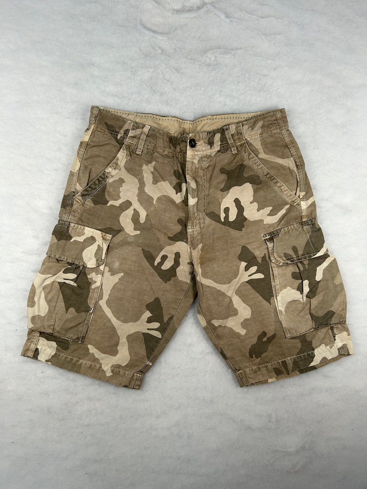 Shorts cargo camouflage vintage – Uomo Taglia L