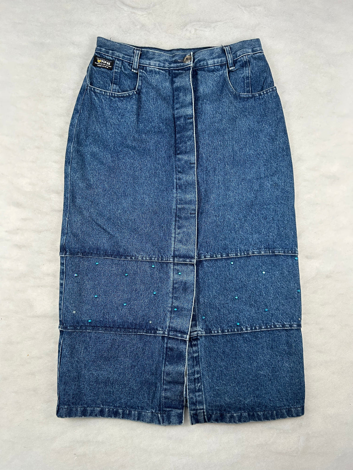 Gonna lunga di jeans vintage – Donna Taglia XL