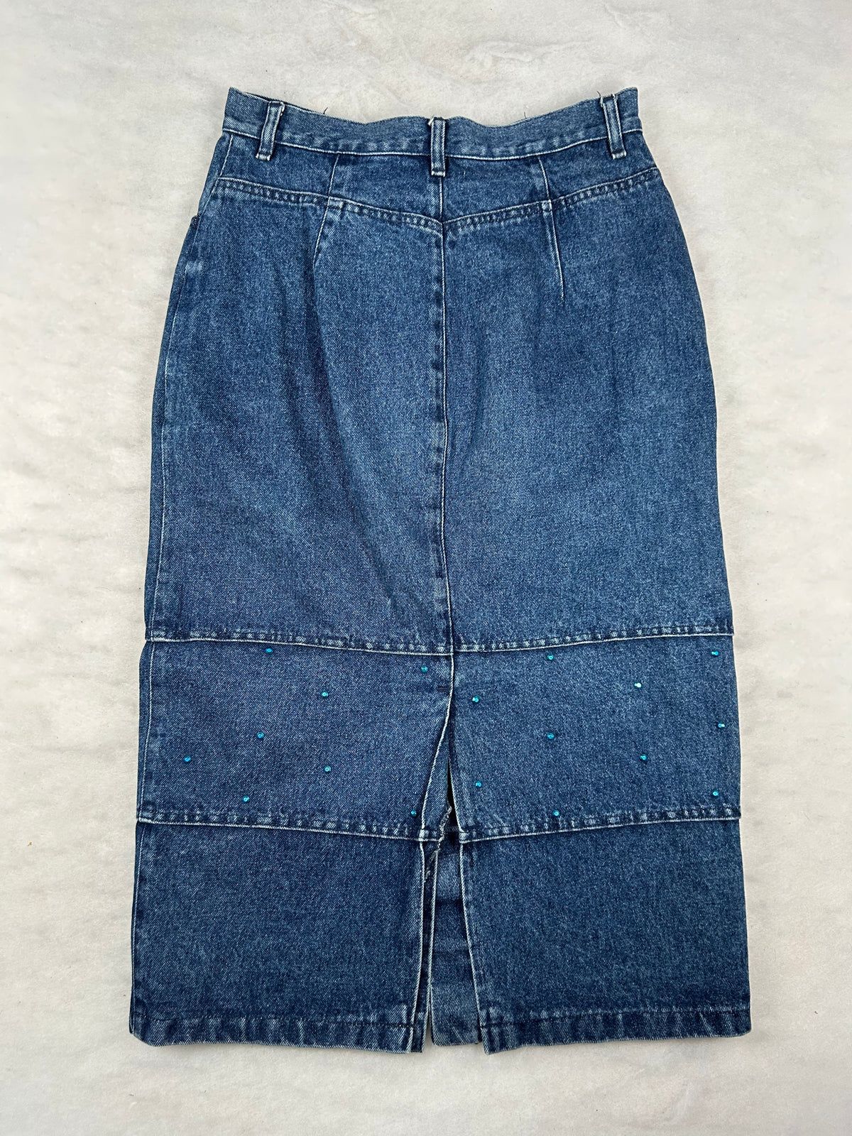 Gonna lunga di jeans vintage – Donna Taglia XL