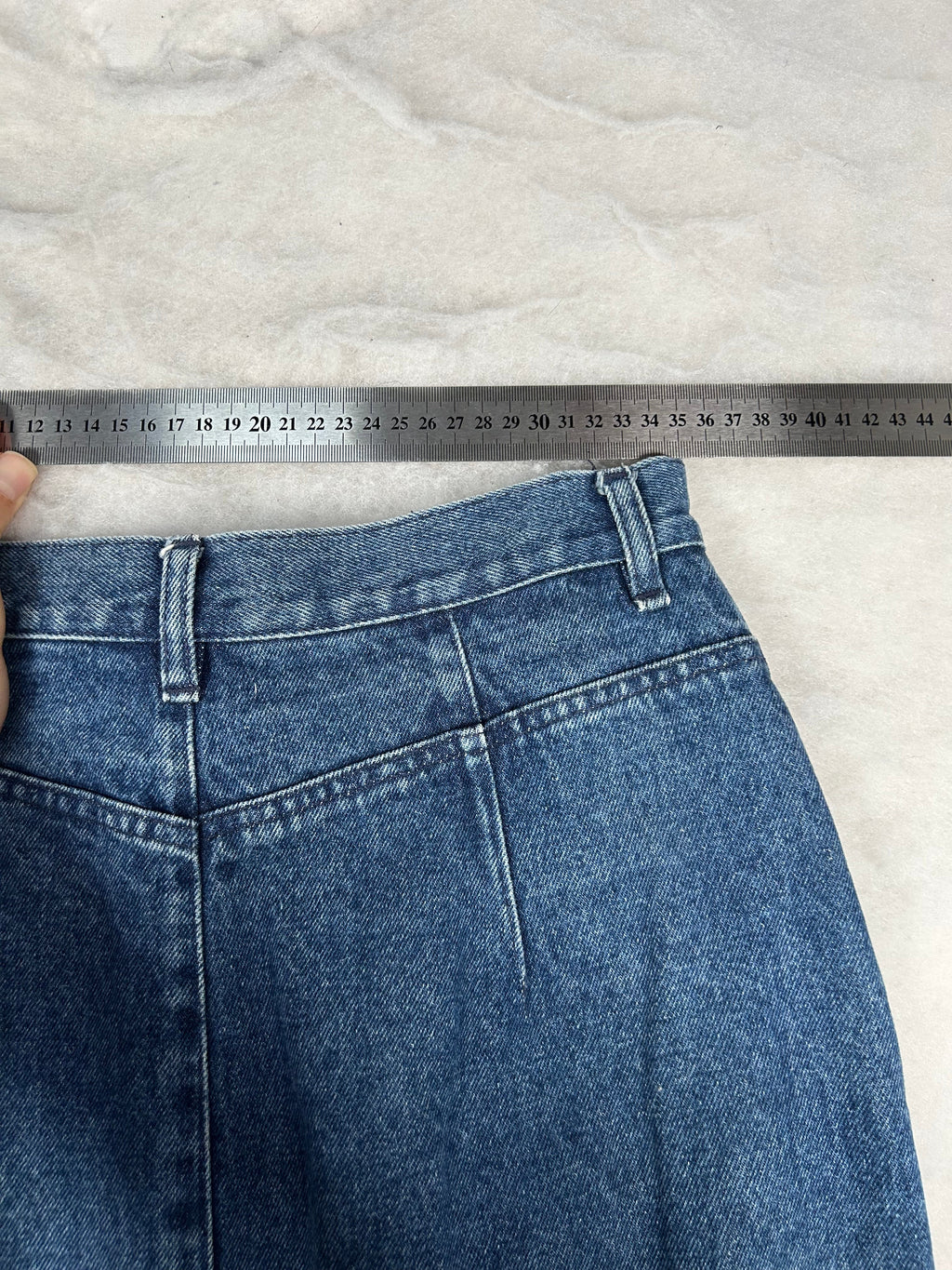 Gonna lunga di jeans vintage – Donna Taglia XL