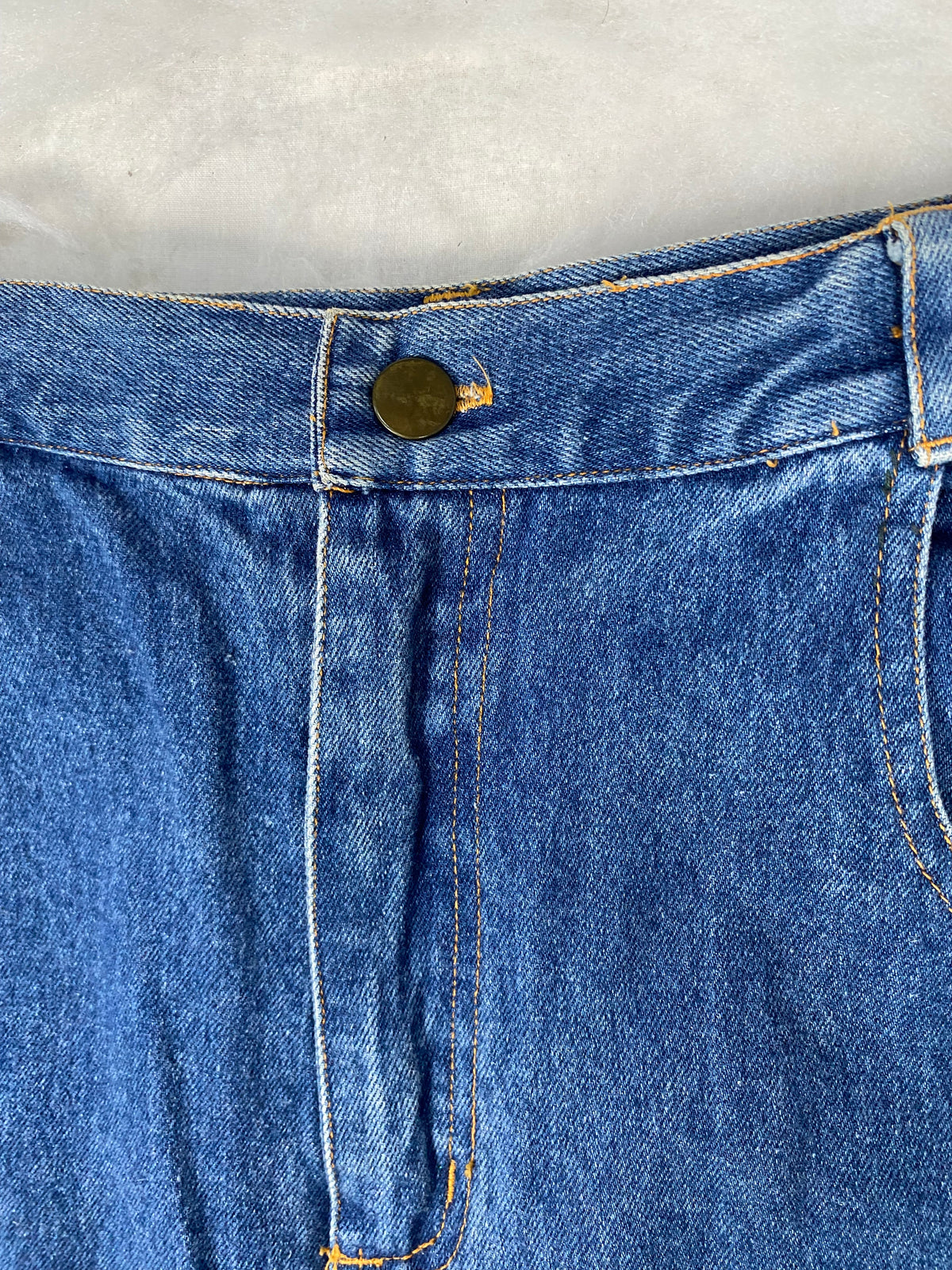 Gonna di jeans blu vintage – Donna Taglia M (IT 44)