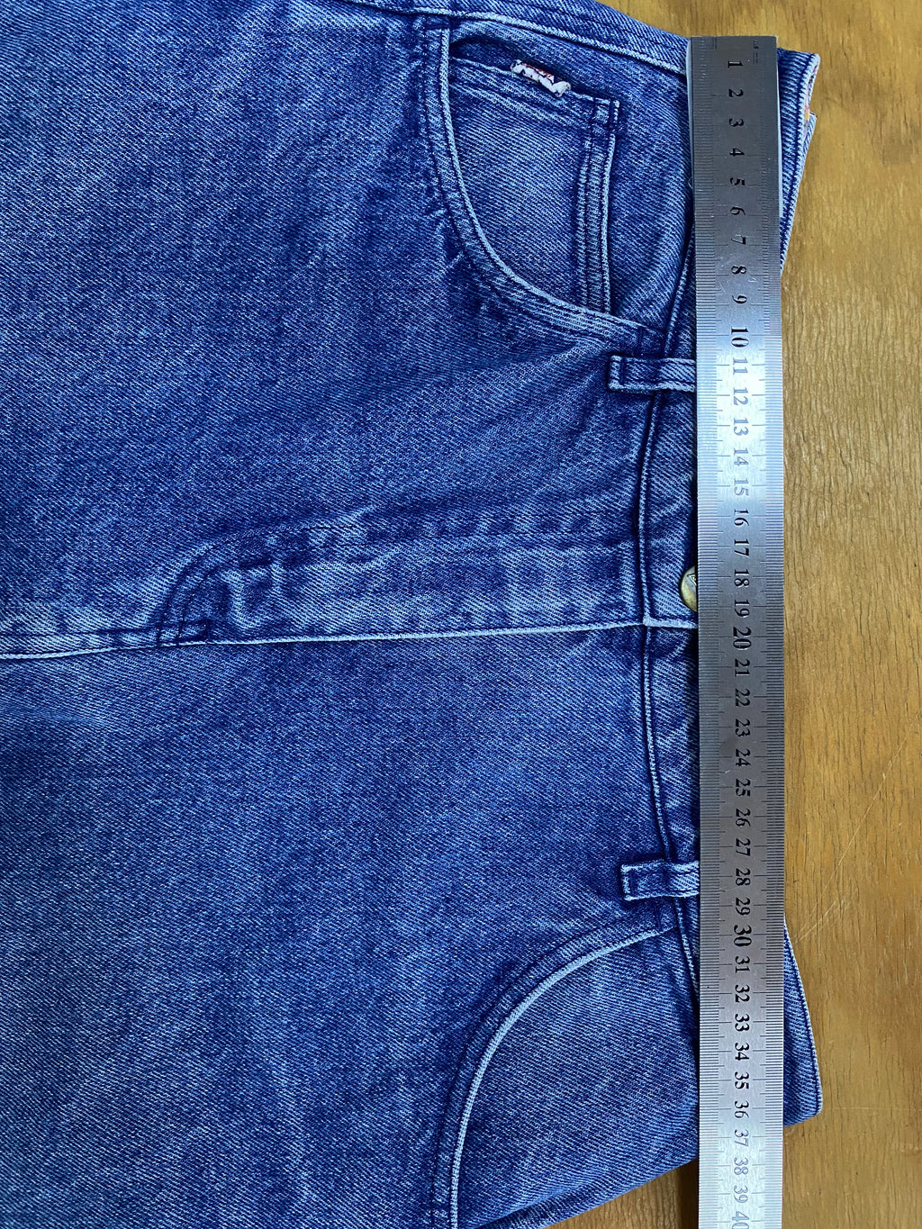 Gonna di jeans Enrico Coveri blu vintage – Donna Taglia M