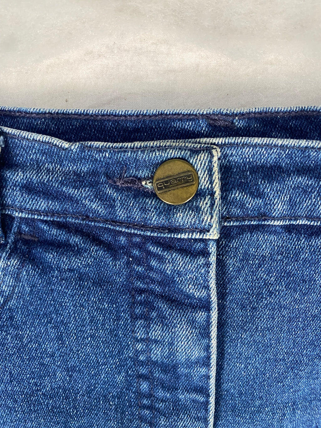 Gonna di jeans Enrico Coveri blu vintage – Donna Taglia M