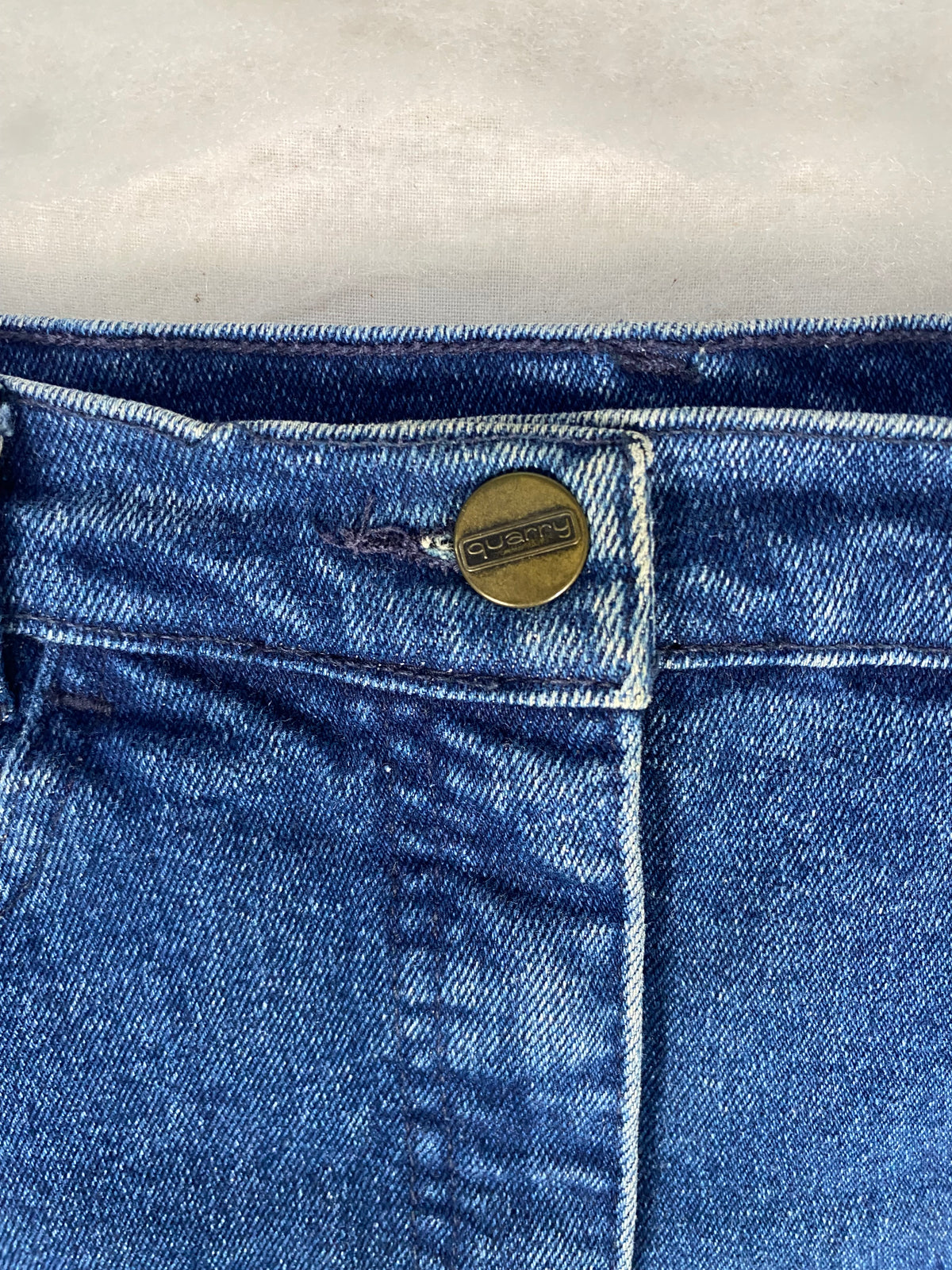 Gonna di jeans Enrico Coveri blu vintage – Donna Taglia M