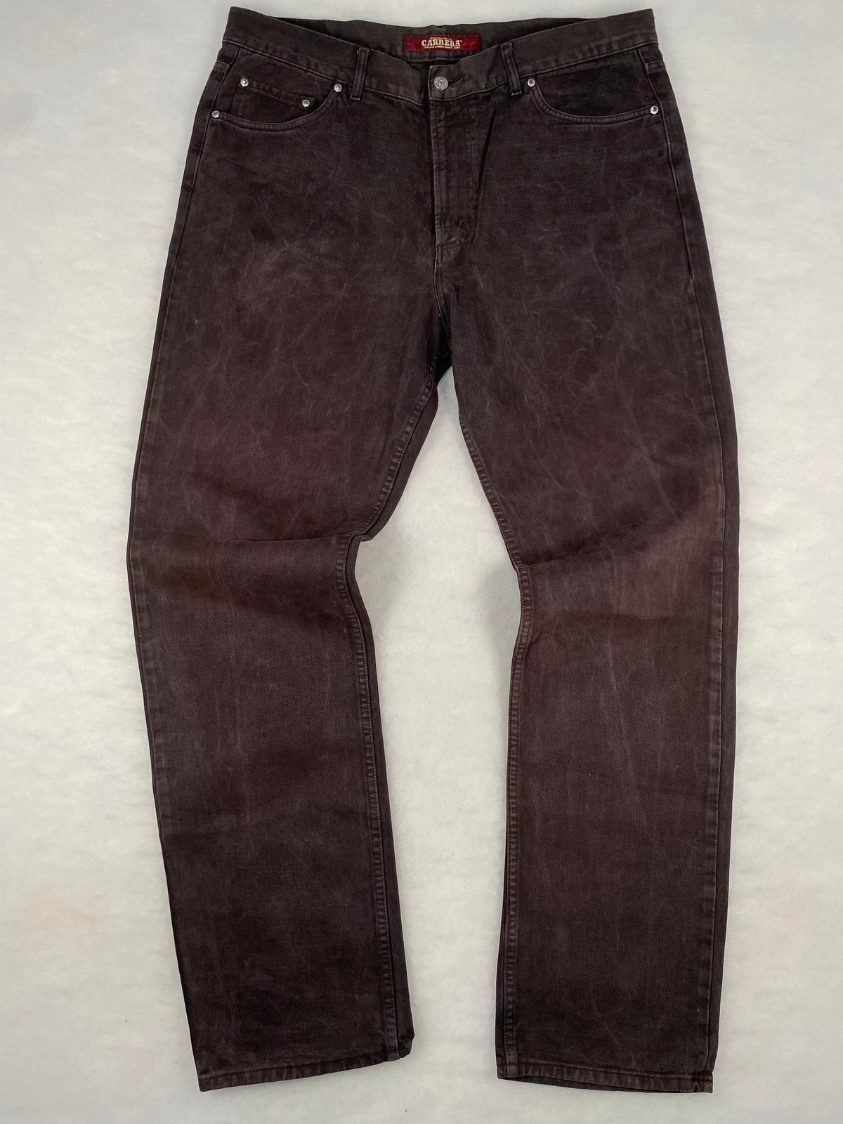 Jeans Carrera marroni vintage – Unisex Taglia 3XL (IT 56)