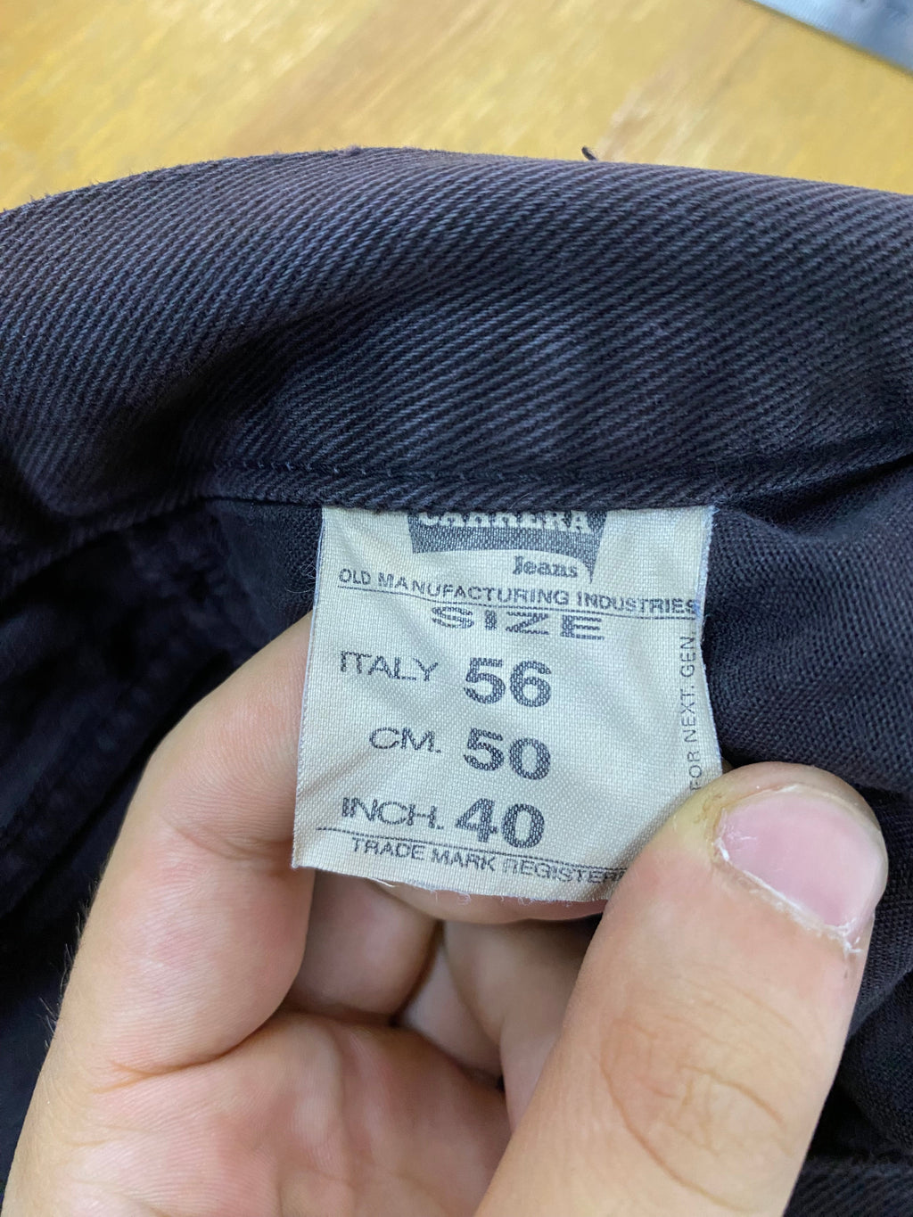Jeans Carrera marroni vintage – Unisex Taglia 3XL (IT 56)