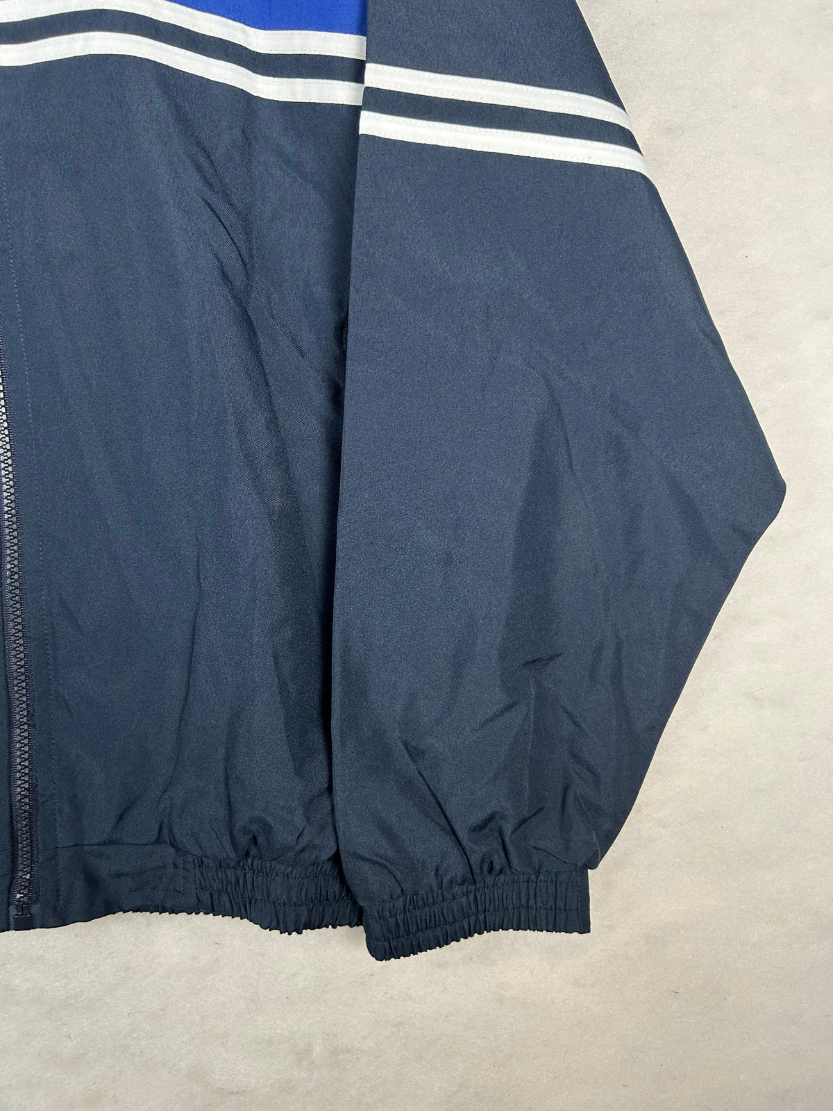 Track jacket sportiva blu navy e royal vintage – Uomo M
