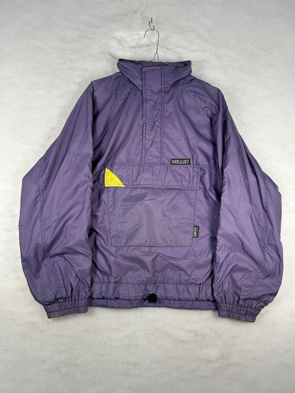 Anorak mezza zip viola vintage – Uomo XL