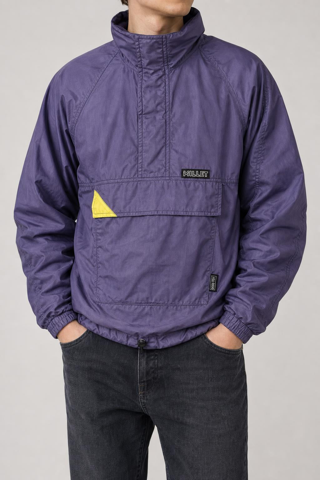 Anorak viola vintage indossato