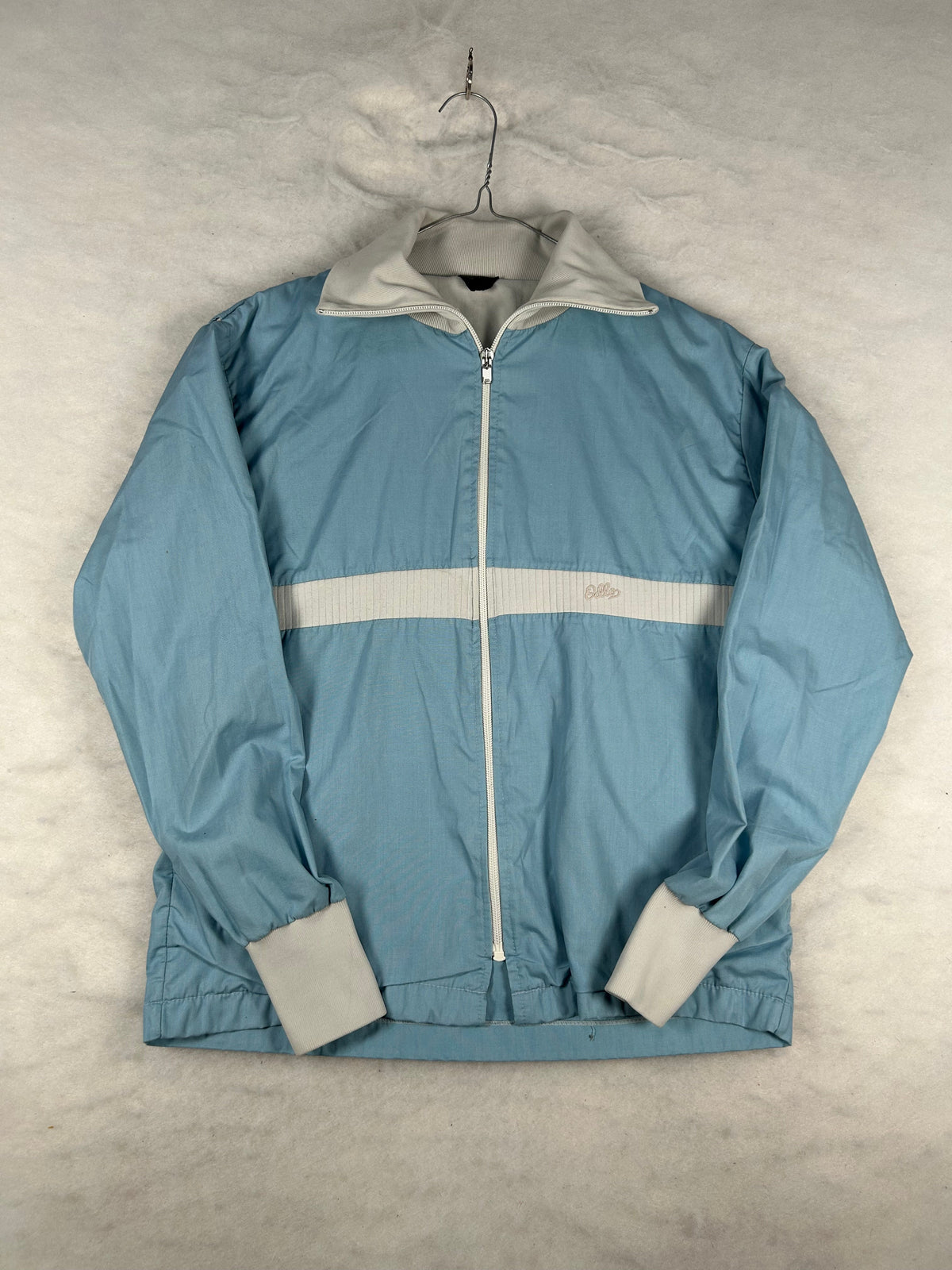 Giacca a vento azzurra vintage