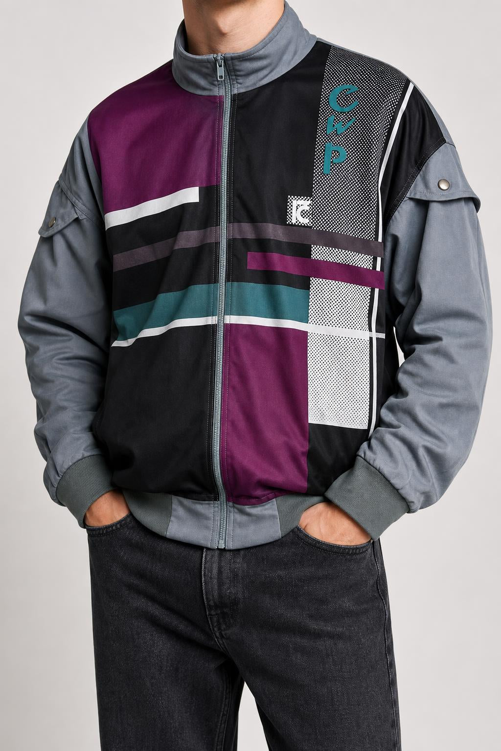 Track jacket CMP vintage indossata