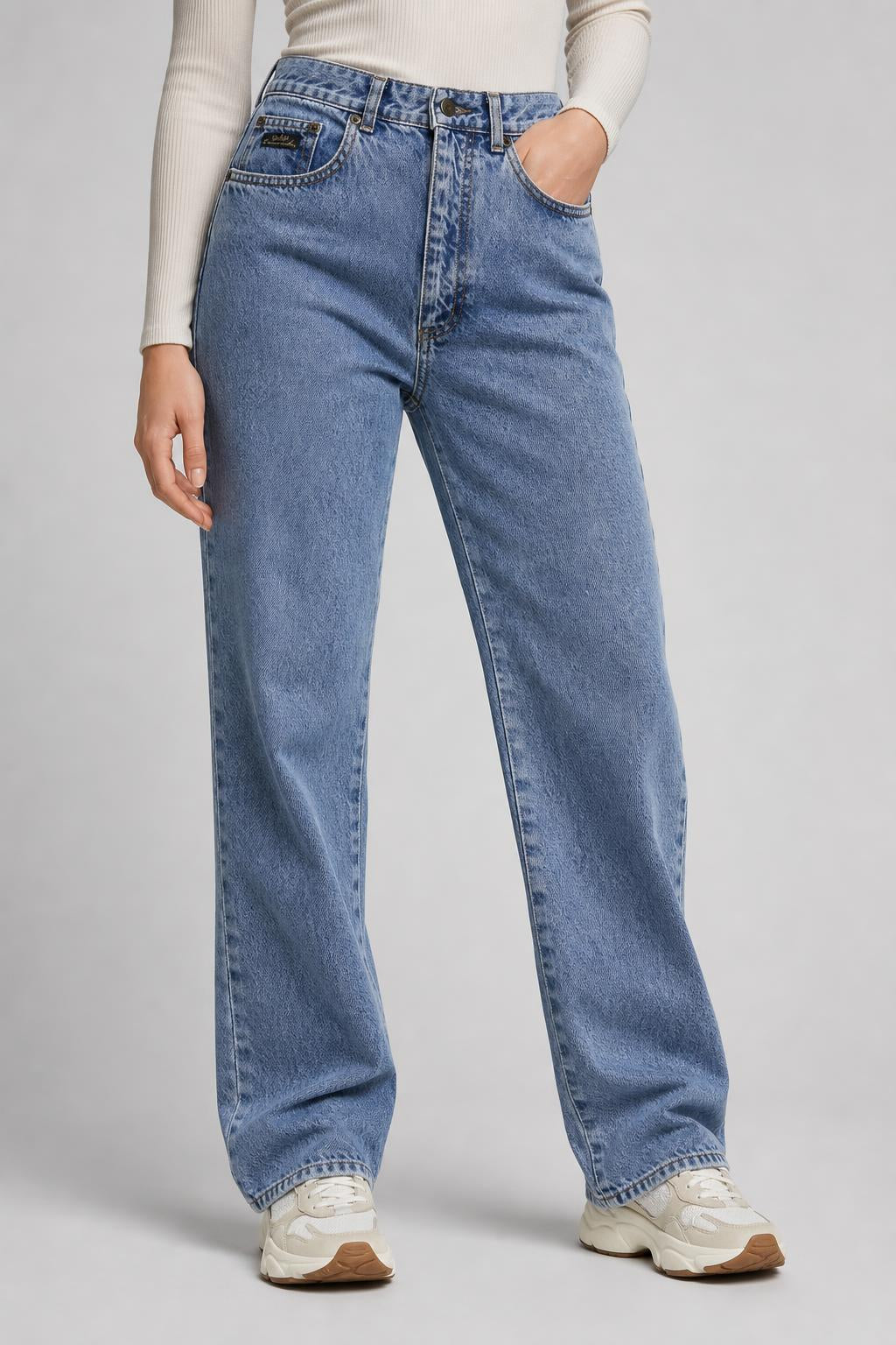 Jeans blu vintage – Unisex Taglia M