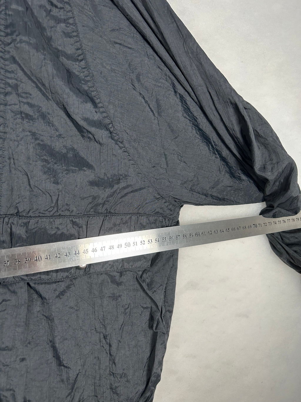 Giacca a vento anni 90 nera collo alto vintage – Uomo S