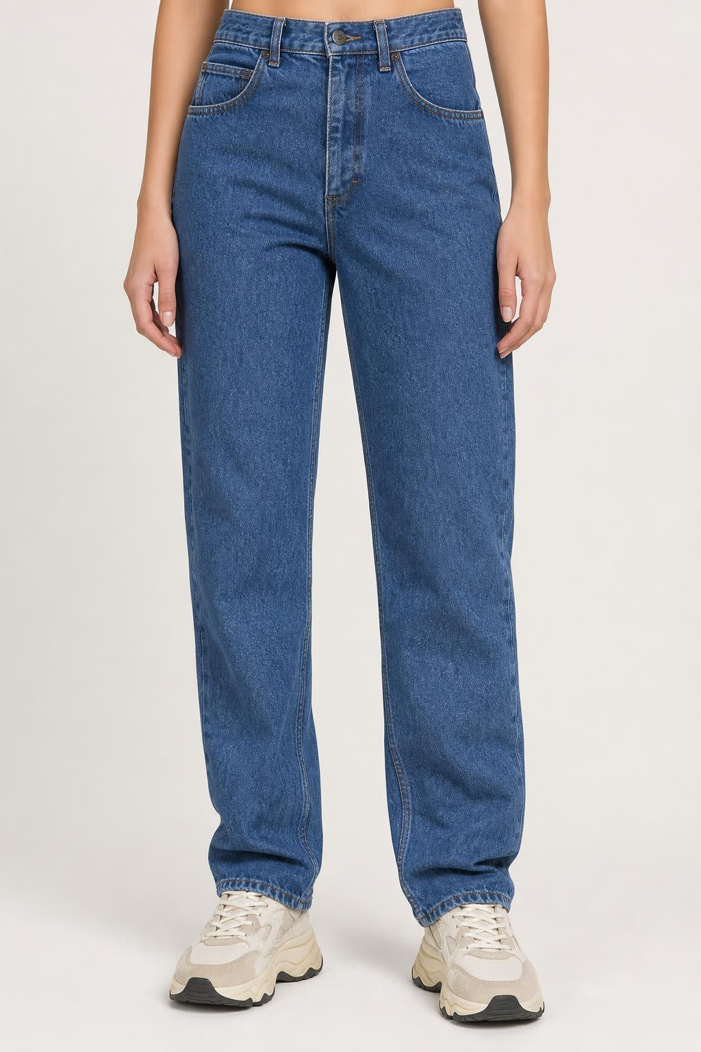 Jeans Castor blu vintage – Unisex Taglia S (IT 44)