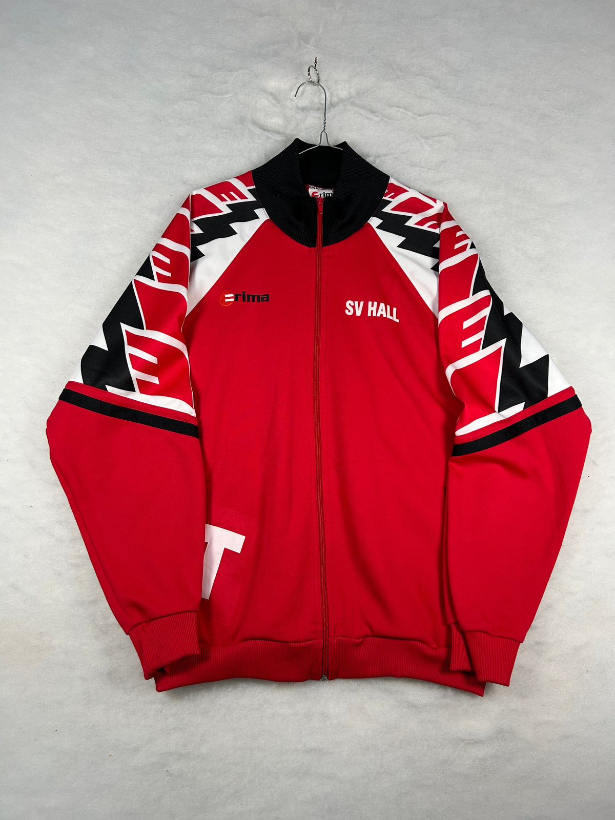 Track jacket sportiva rossa color block vintage – Uomo L