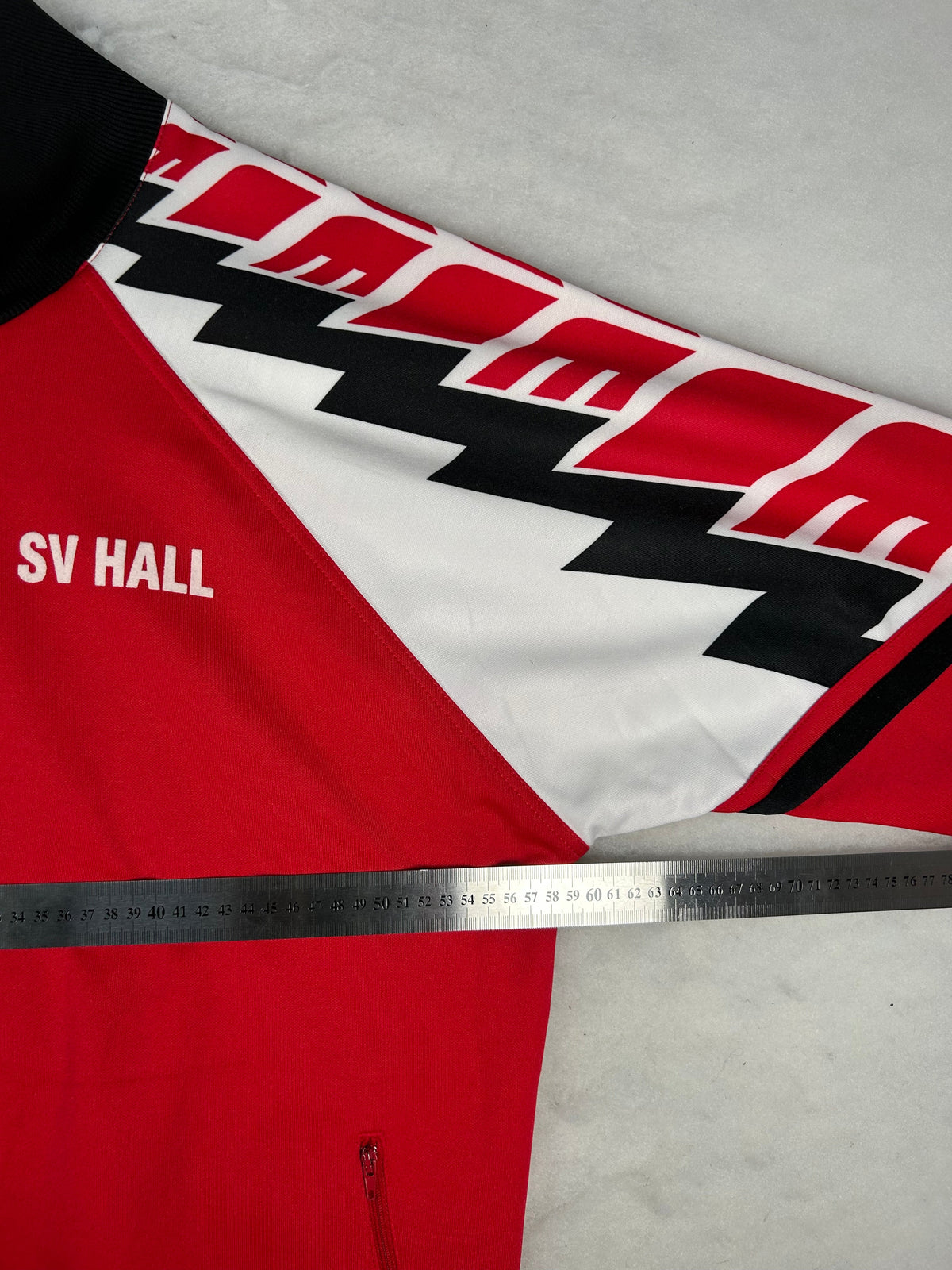 Track jacket sportiva rossa color block vintage – Uomo L