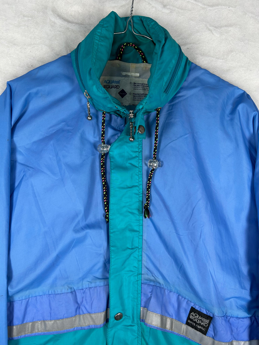 Tuta blu verde acqua vintage