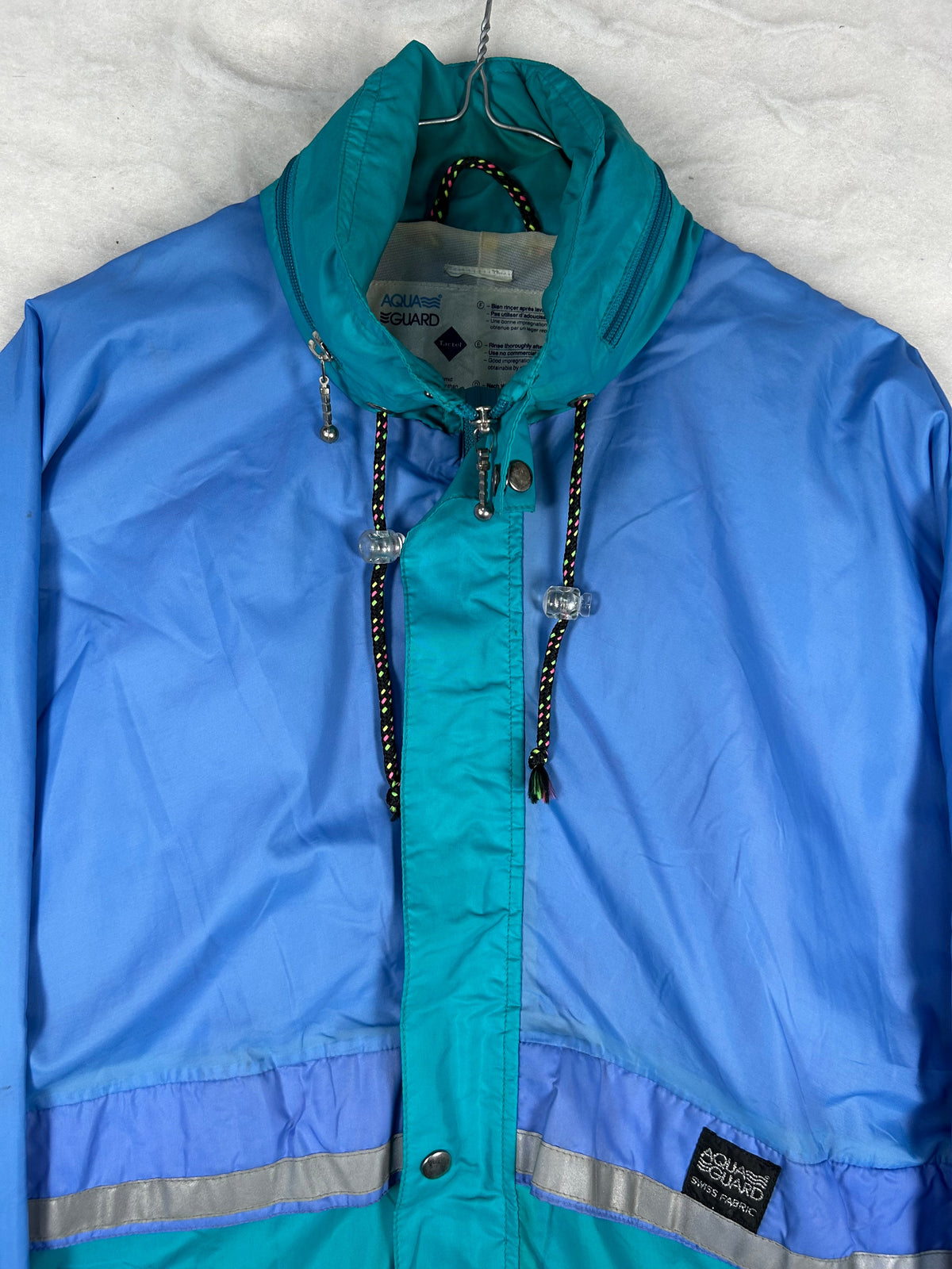 Tuta blu verde acqua vintage