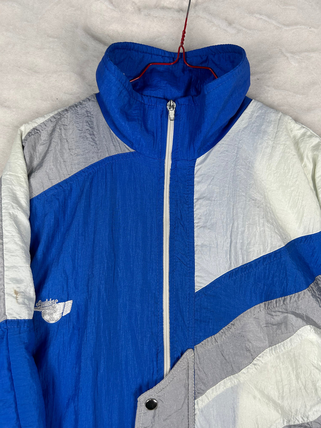 Tuta blu bianca vintage
