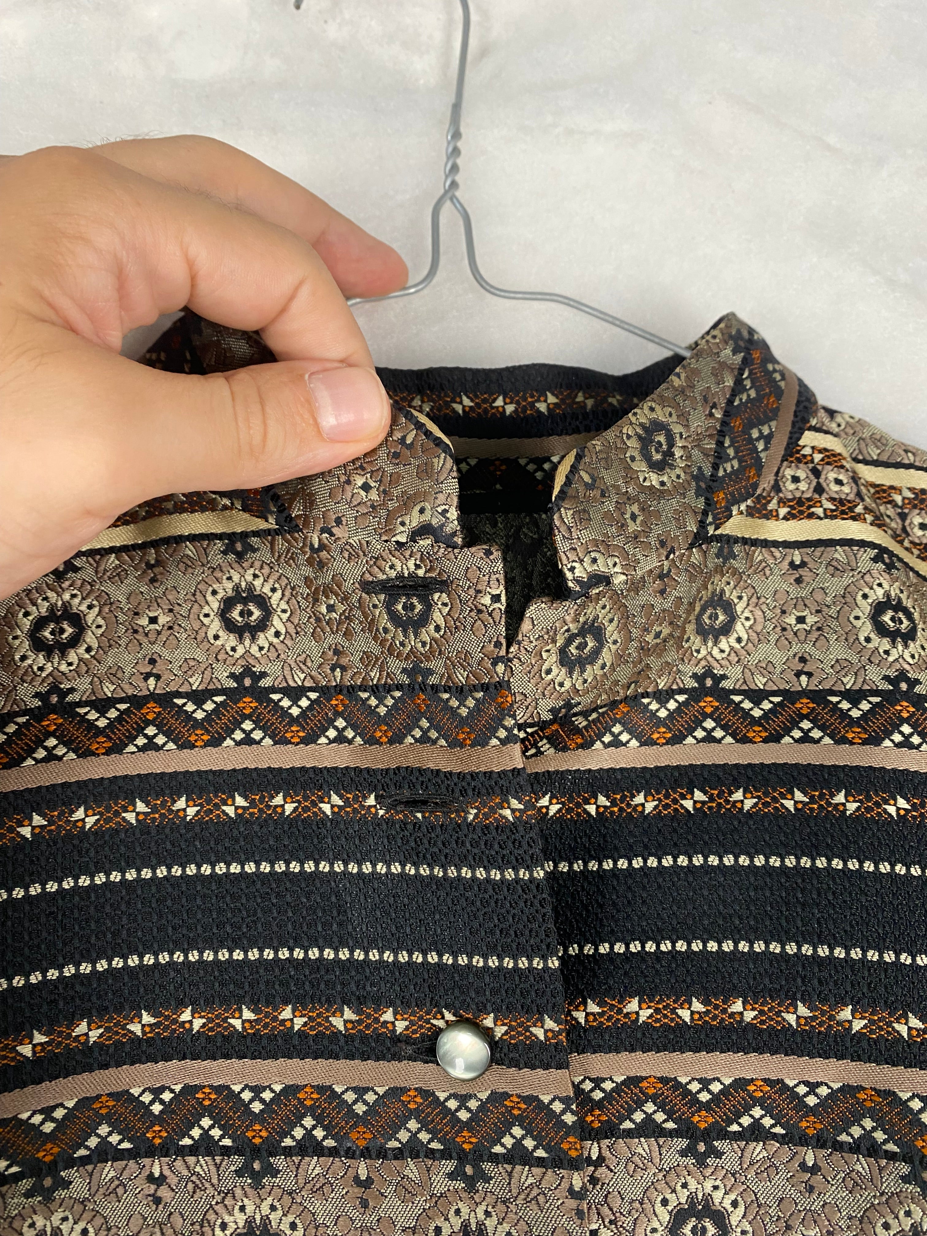 Top vintage donna fantasia etnica - dettaglio