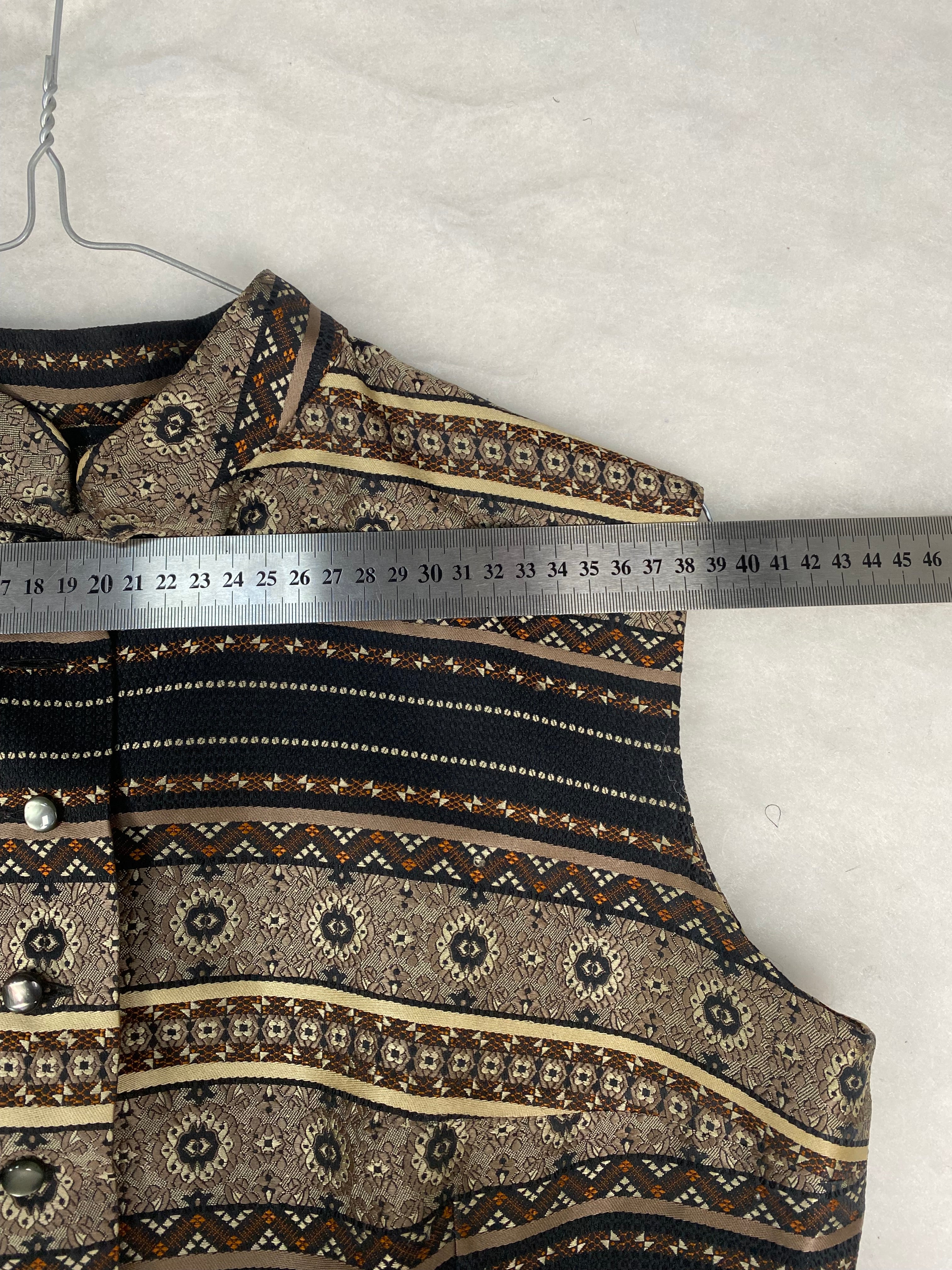 Top vintage donna fantasia etnica - dettaglio