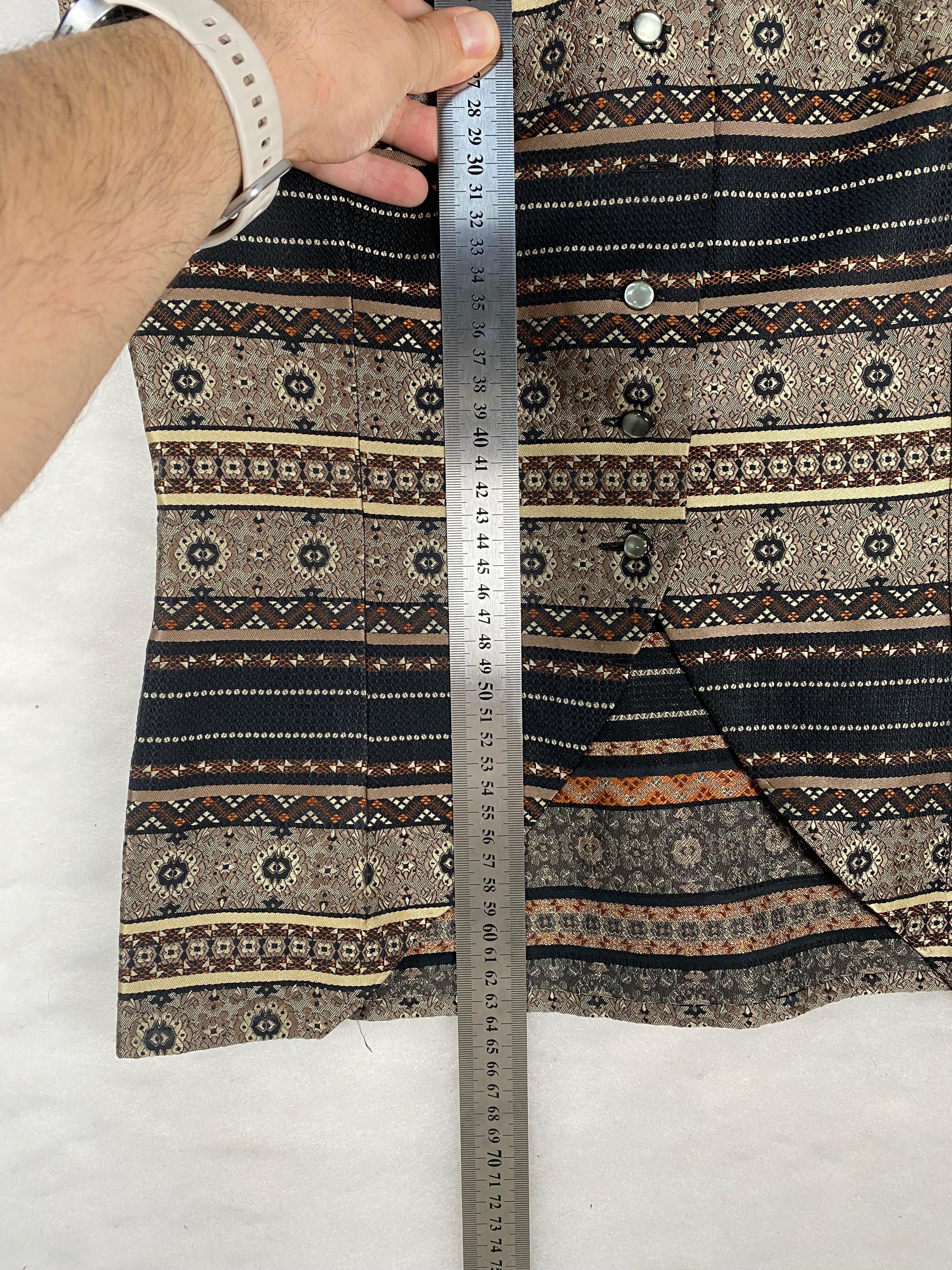 Top vintage donna fantasia etnica - misura