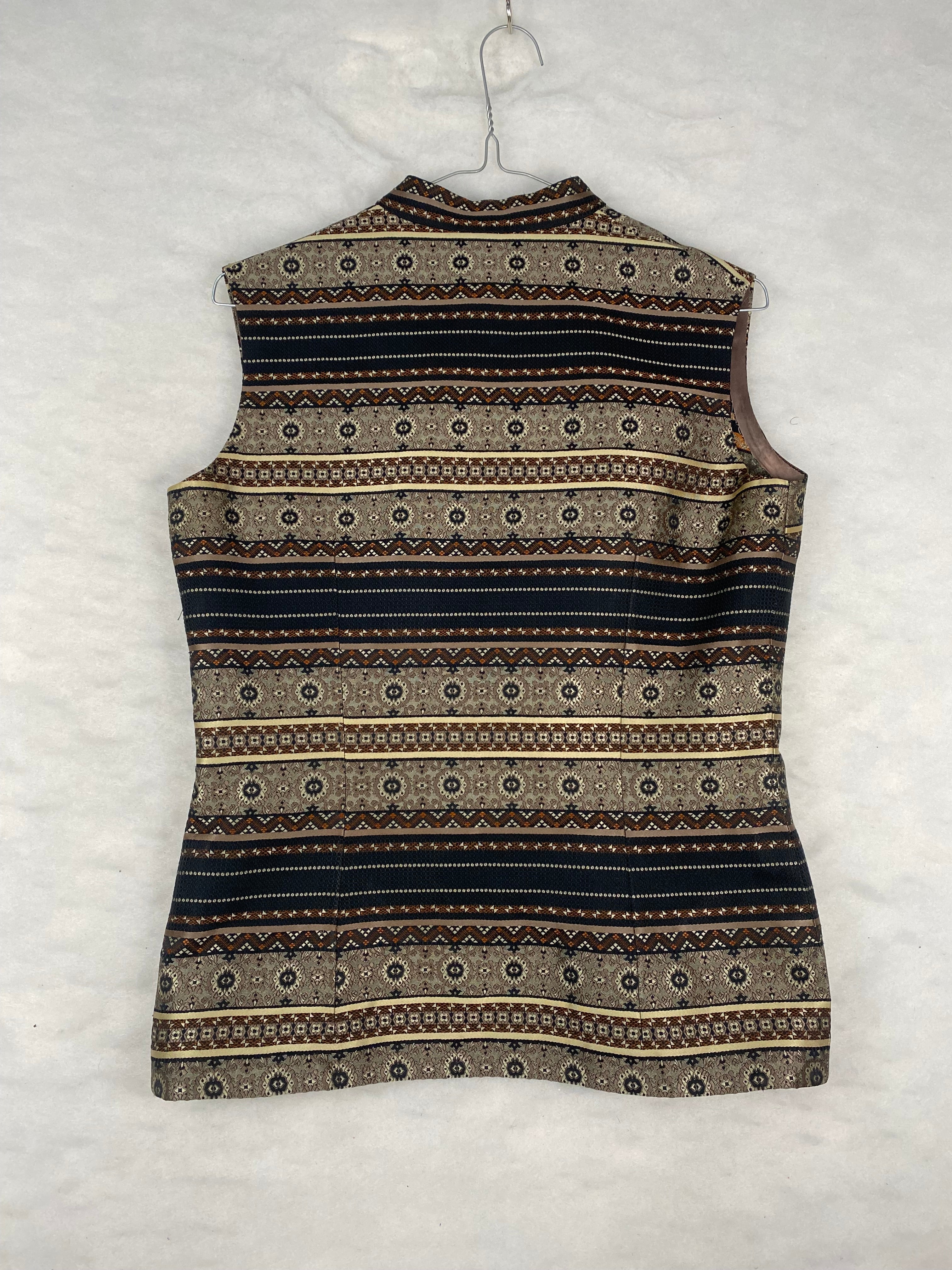 Top vintage donna fantasia etnica - retro