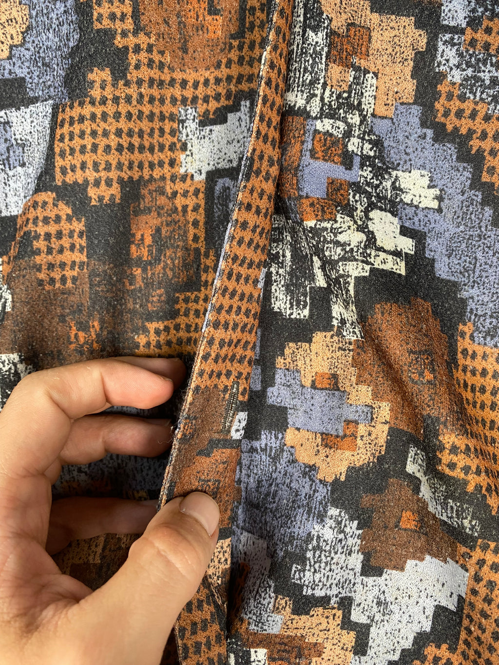Bomber vintage donna - dettaglio tessuto