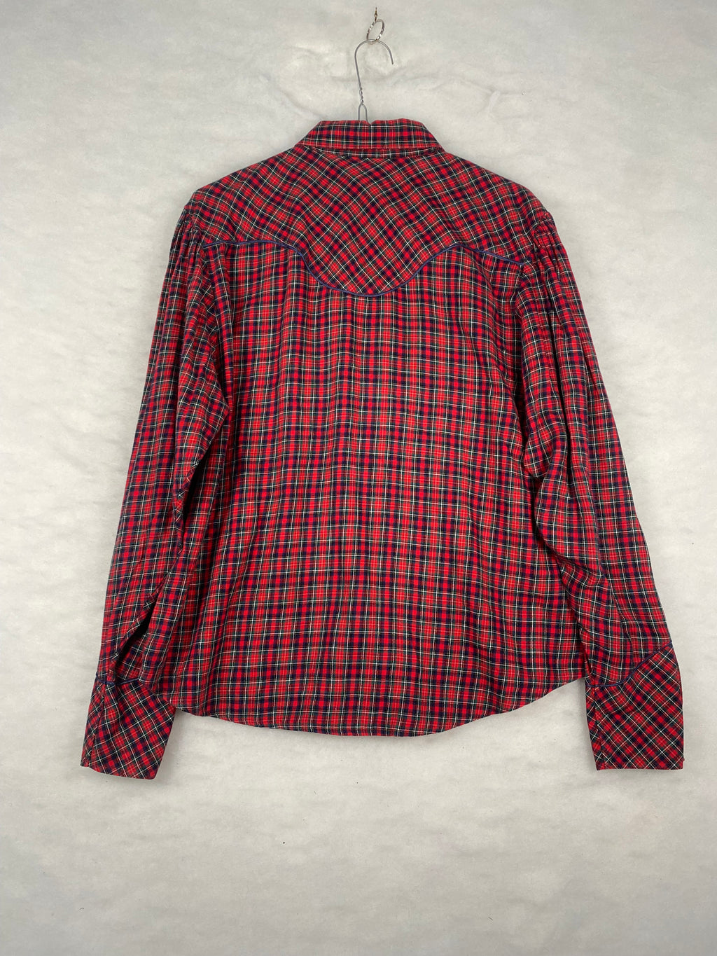 Camicia vintage donna tartan rosso - retro