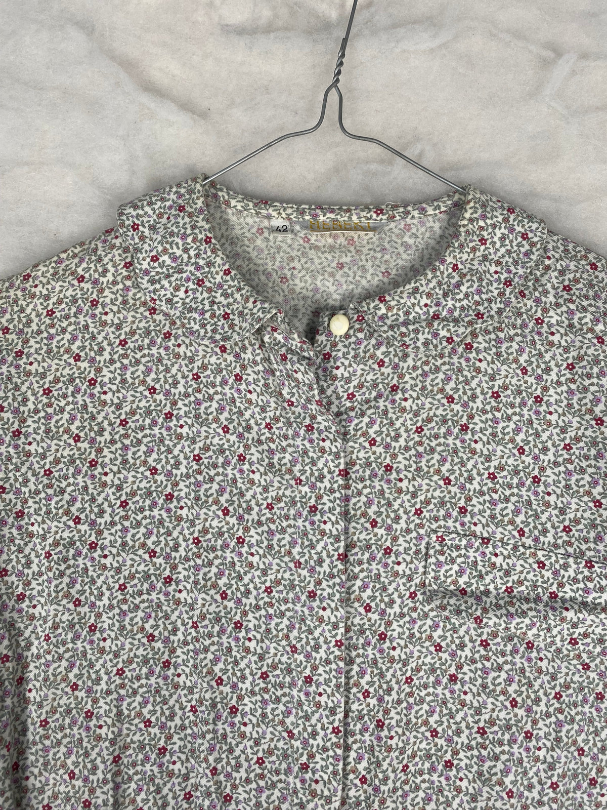 Blusa donna a fiori ditsy - dettaglio