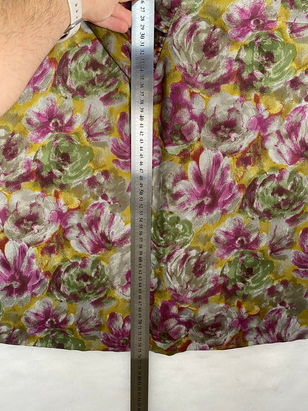 Blusa donna a incrocio fiori acquerello - manica