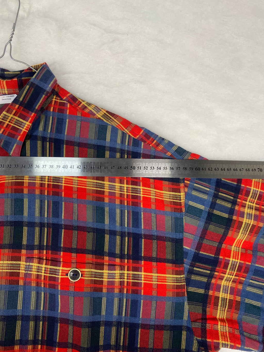 Camicia Wrangler flanella tartan - tessuto