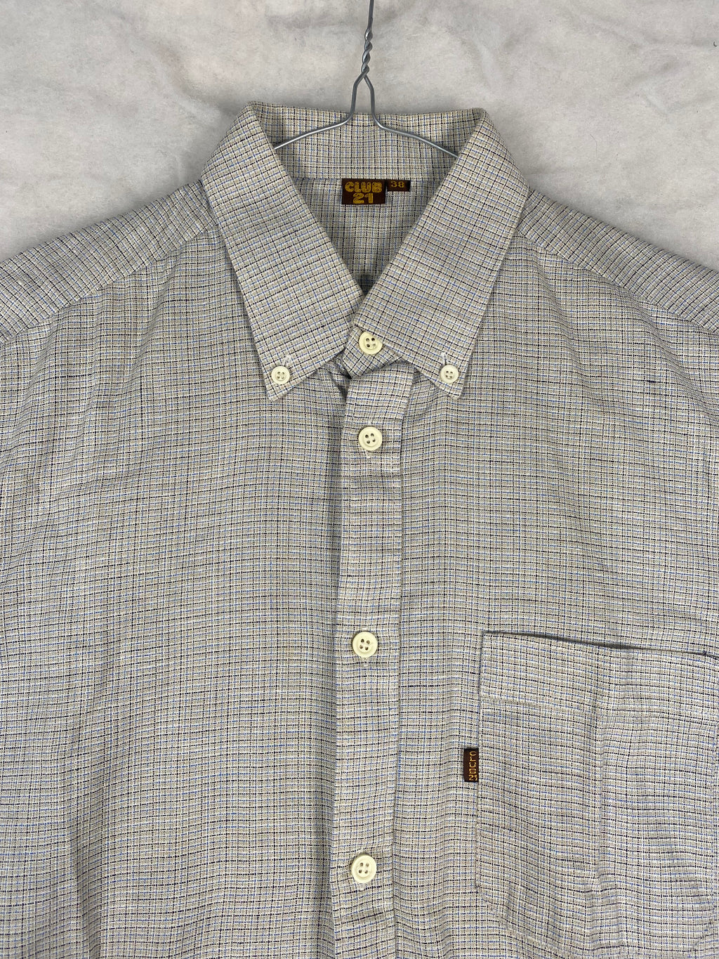 Camicia uomo Club 21 dettaglio