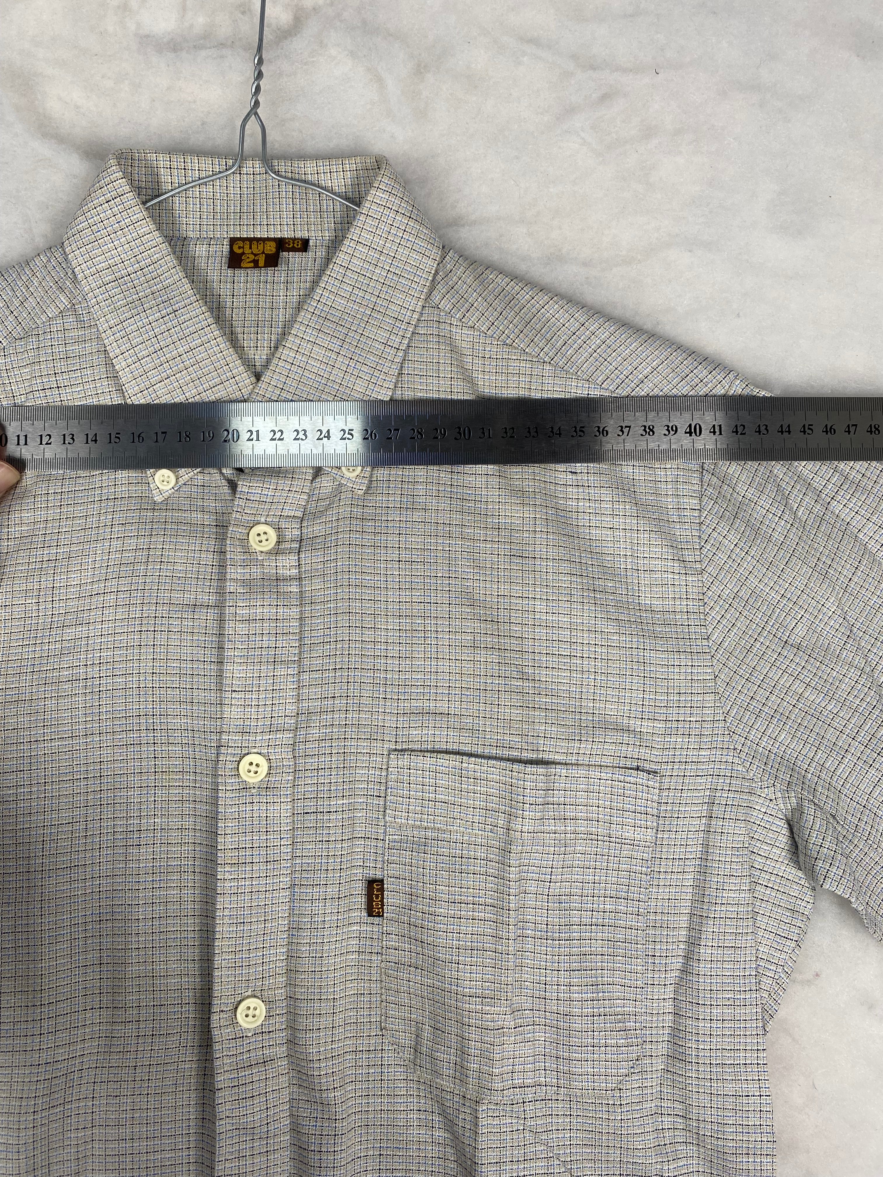 Camicia uomo Club 21 etichetta taglia