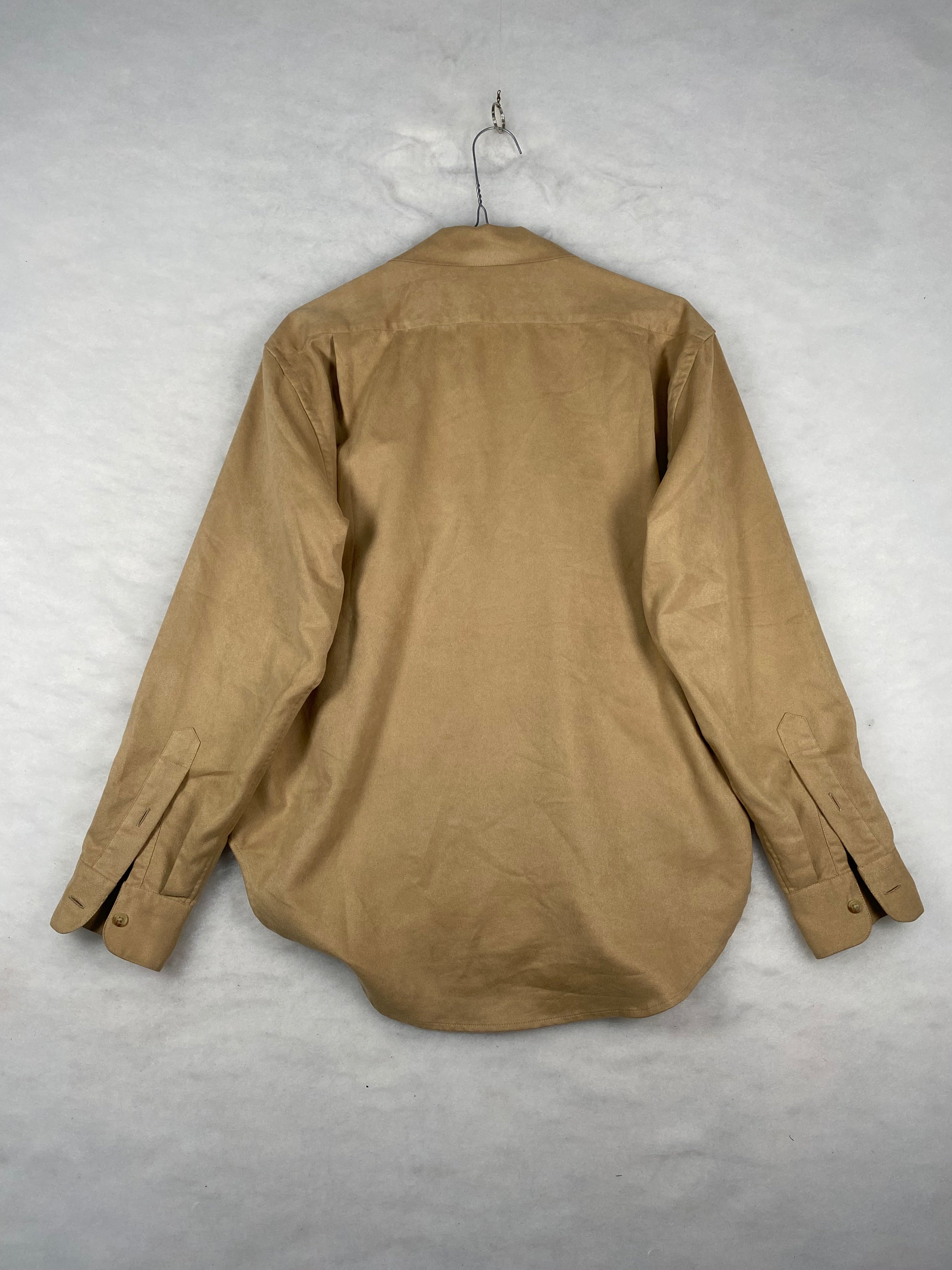Overshirt uomo Freeport cammello retro