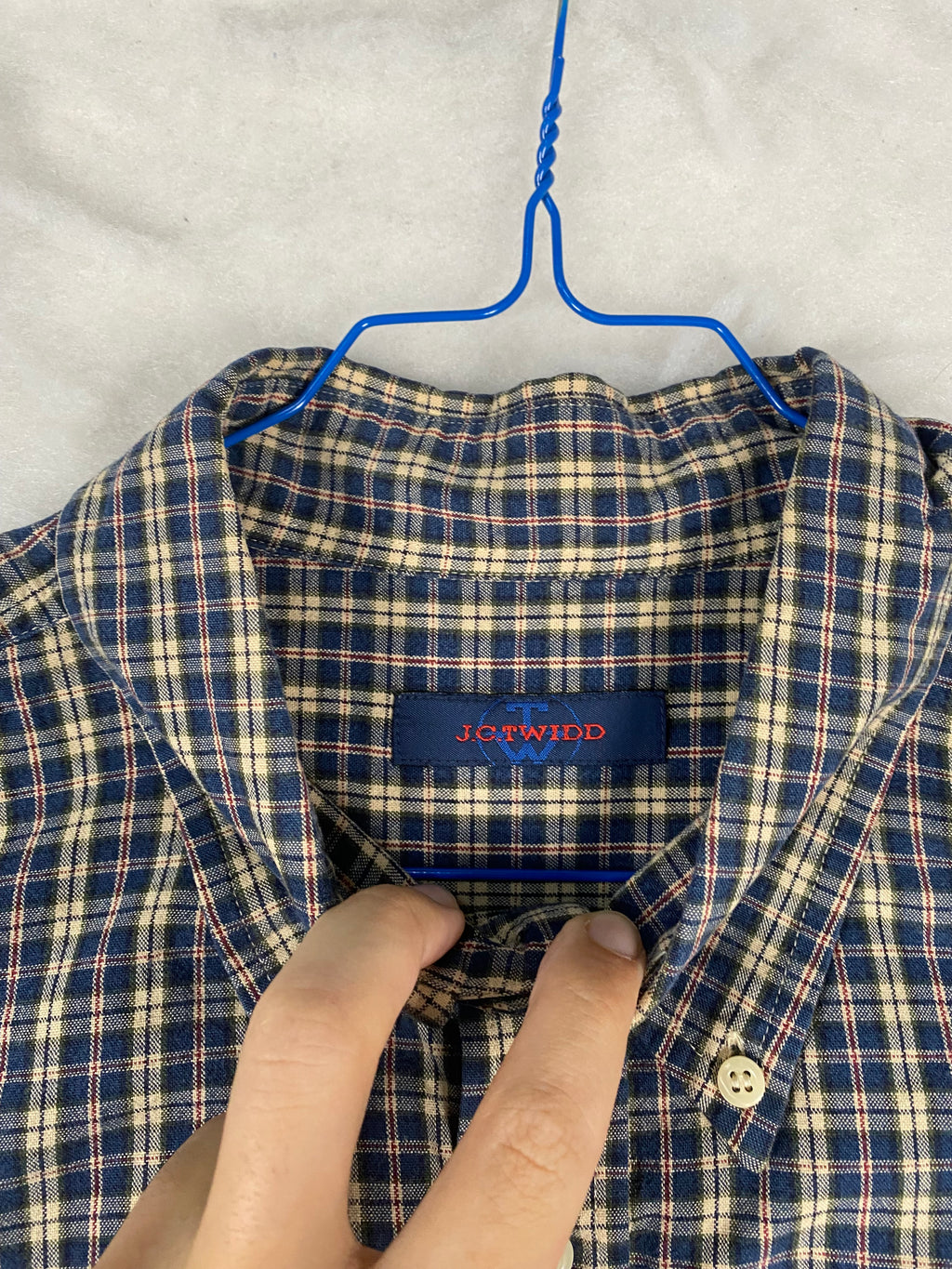 Camicia uomo J.C. Twidd etichetta marca