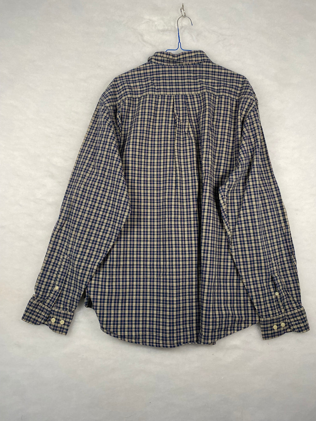 Camicia uomo J.C. Twidd tartan blu retro