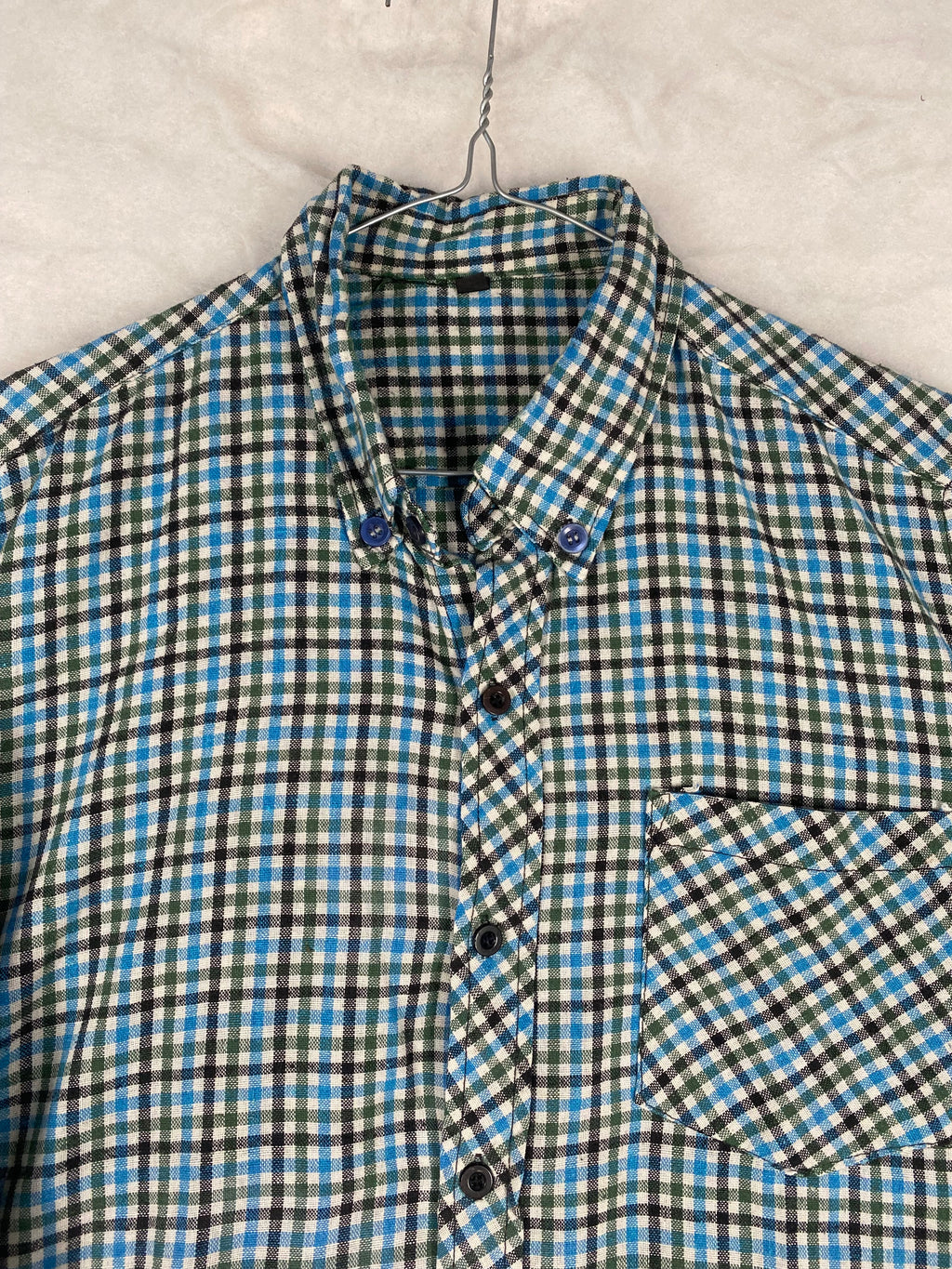 Camicia uomo vintage dettaglio polsino