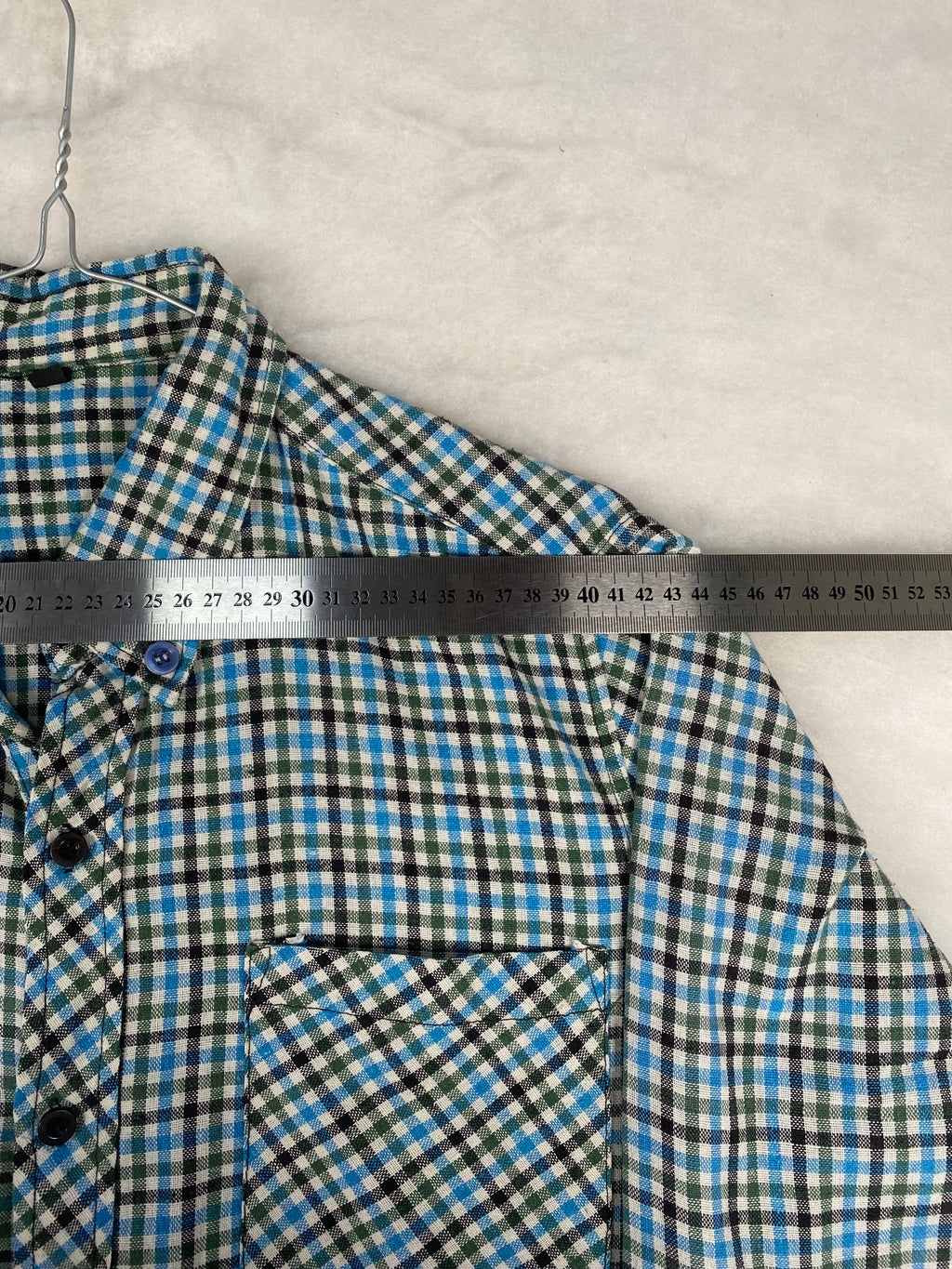 Camicia uomo vintage dettaglio taschino