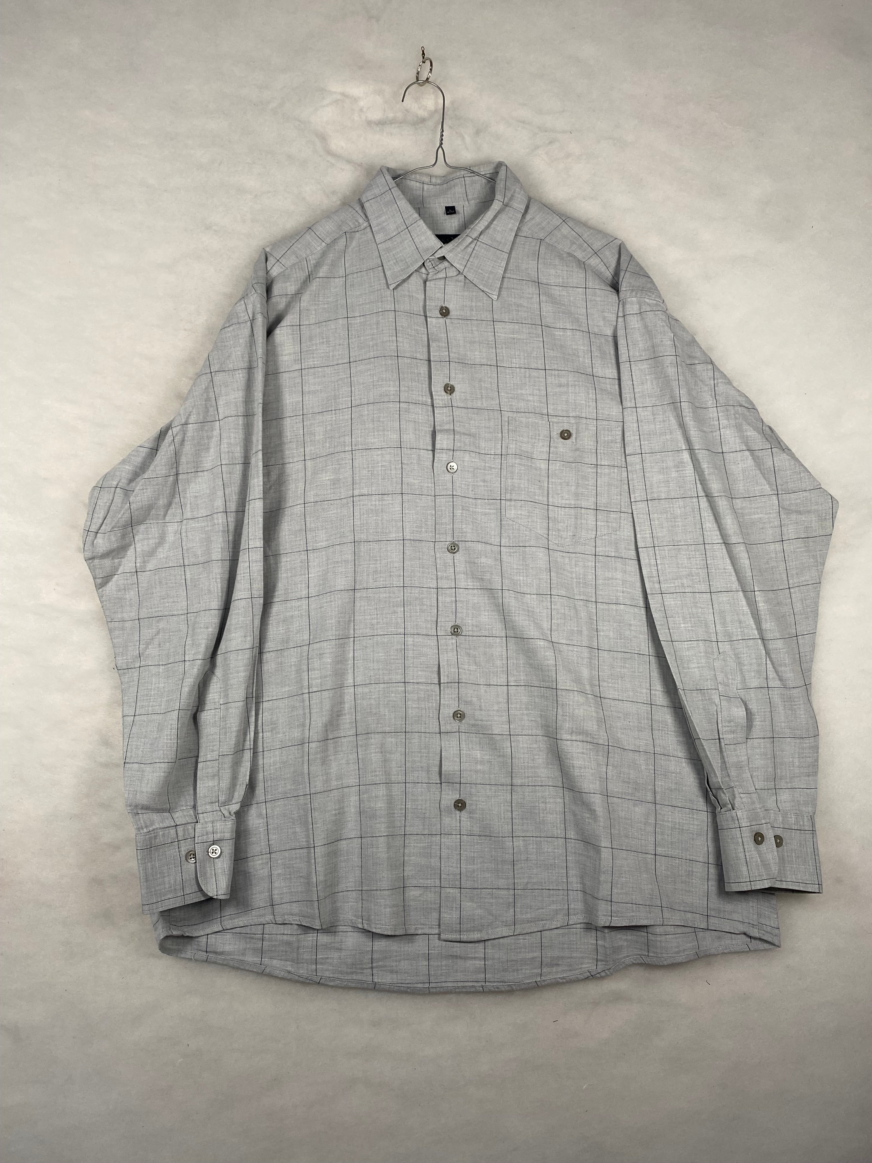 Camicia uomo Casa Moda grigia fronte