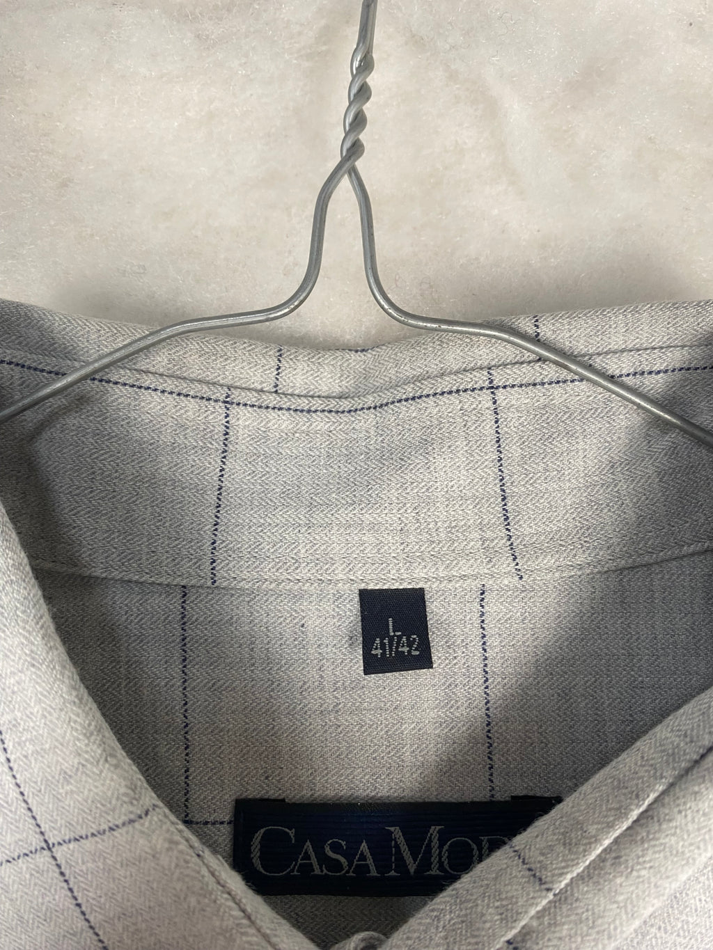 Camicia uomo Casa Moda etichetta marca e taglia