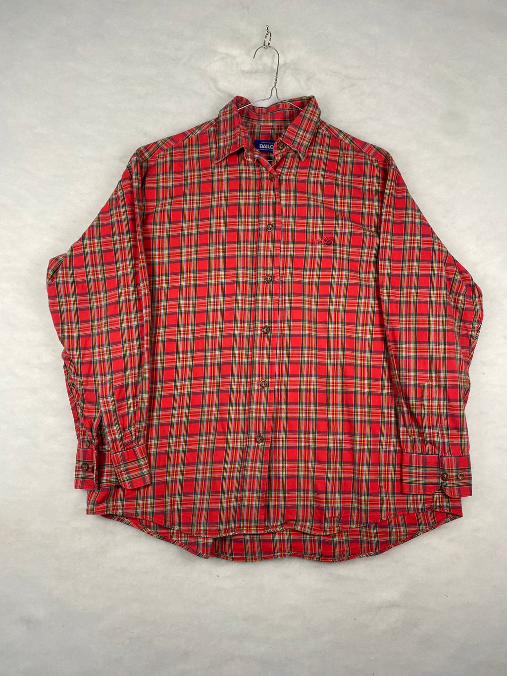 Camicia Ballo uomo tartan rosso fronte